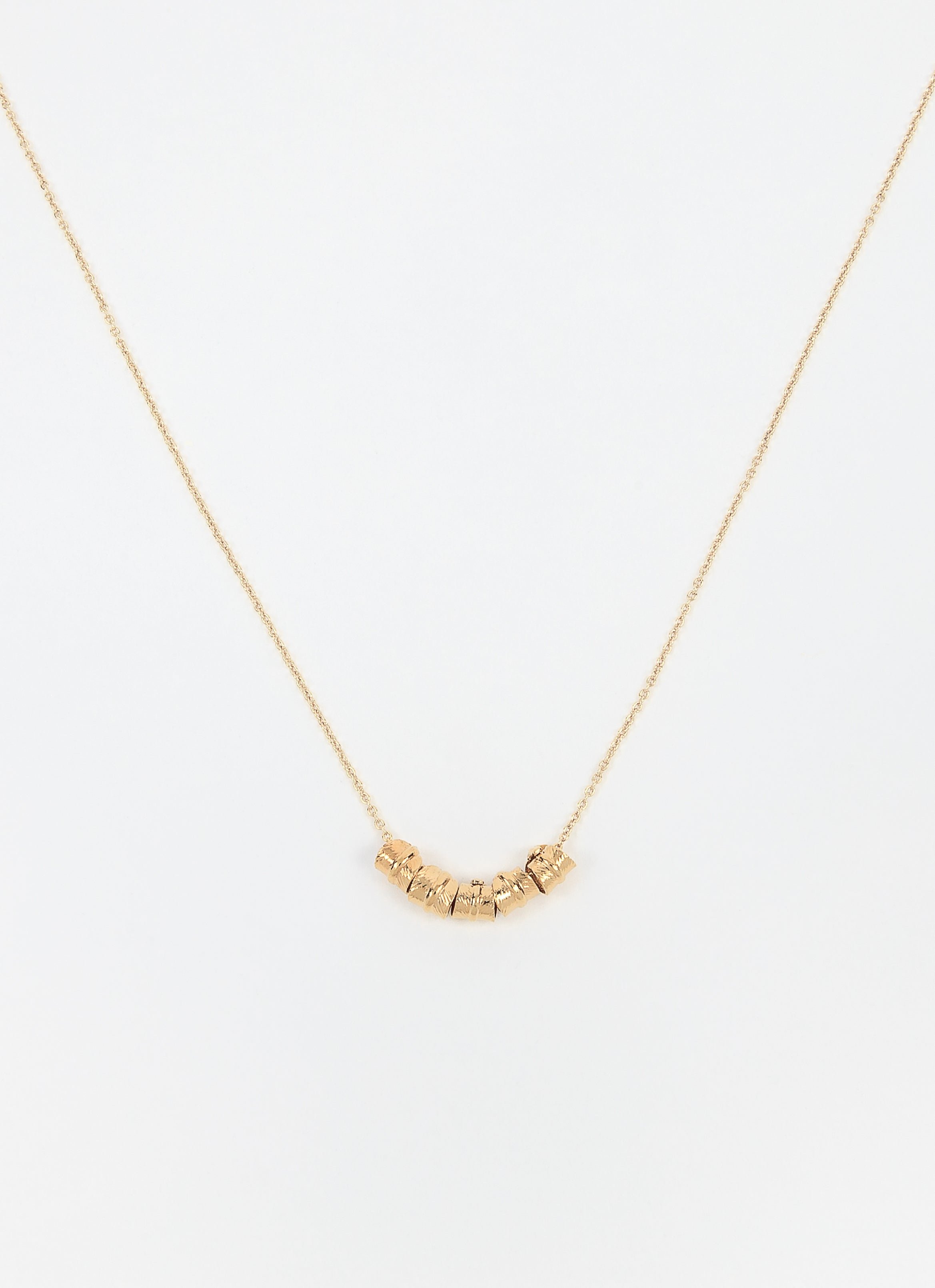 Collier cocoon plaqué or ANNA SOTTILOTTA Doré