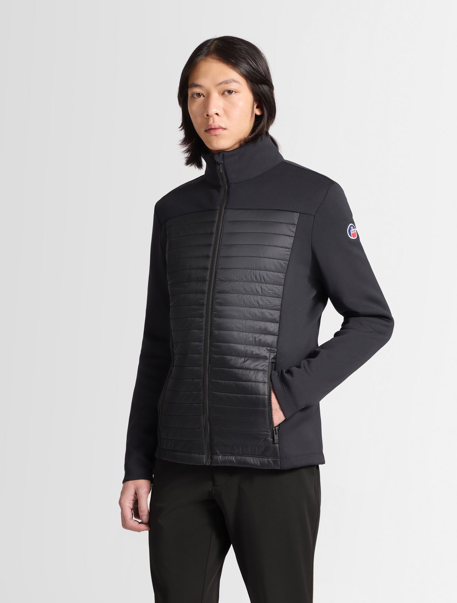 Veste légère aspon col montant coupe ajustée FUSALP Noir