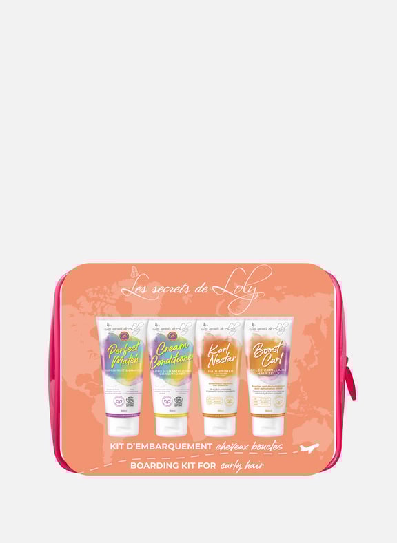 Trousse de voyage cheveux bouclés by LES SECRETS DE LOLY LES SECRETS DE LOLY Trousse de voyage cheveux bouclés