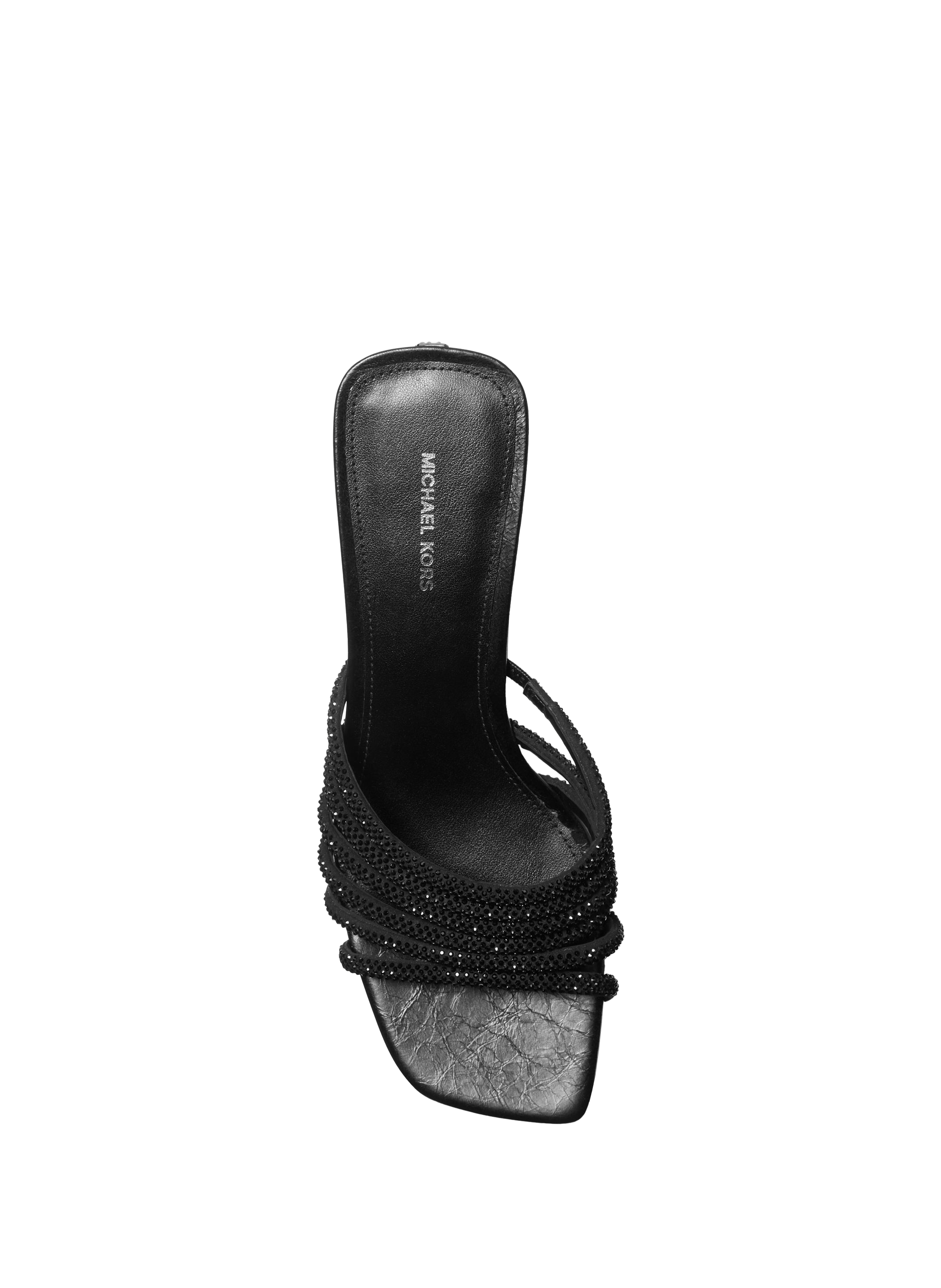 Sandales à talon Haisley avec strass MICHAEL KORS Noir