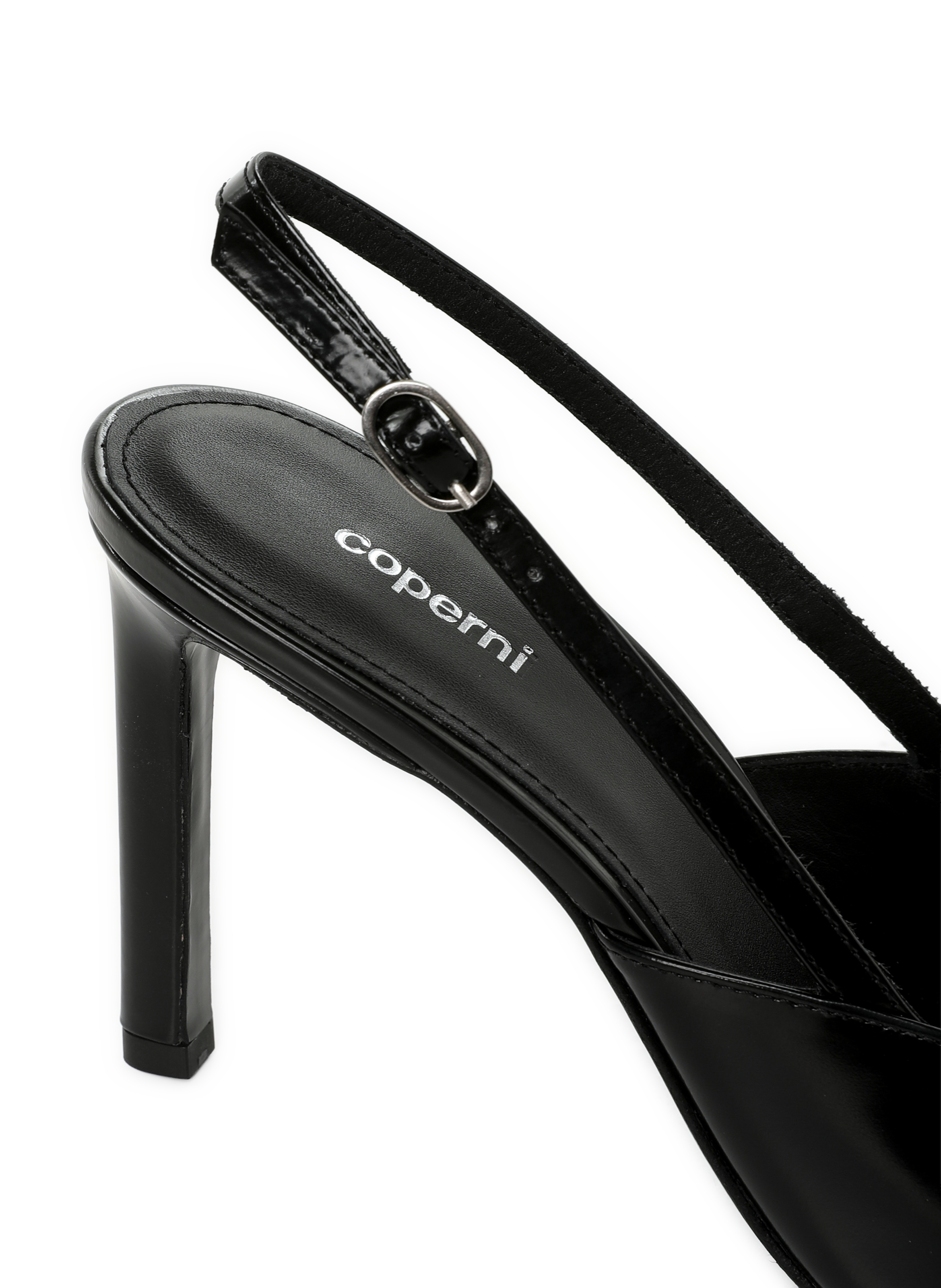 Belt leather pumps COPERNI Black