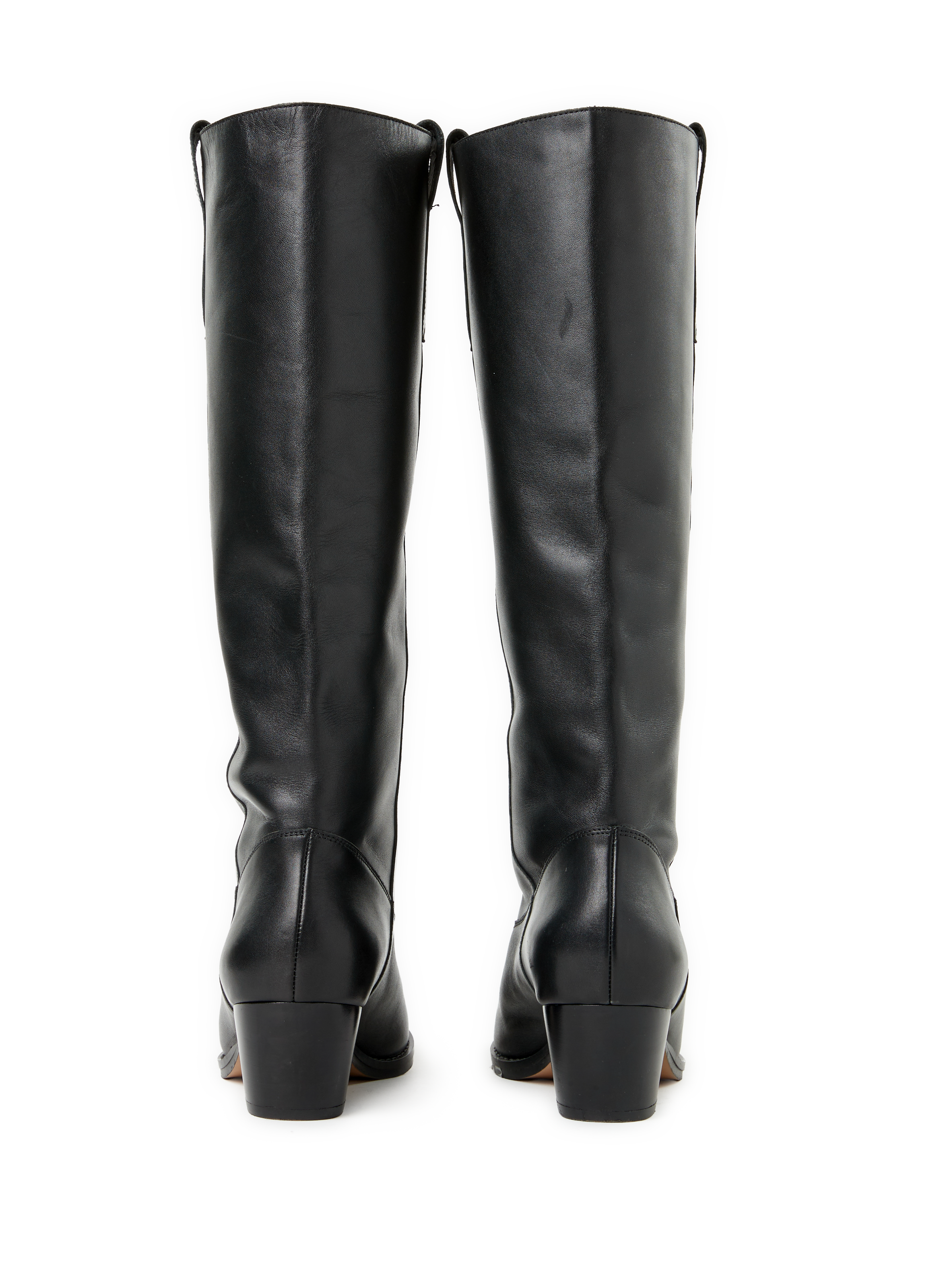 Bottes santiags Dallas en cuir SAISON 1865 Noir