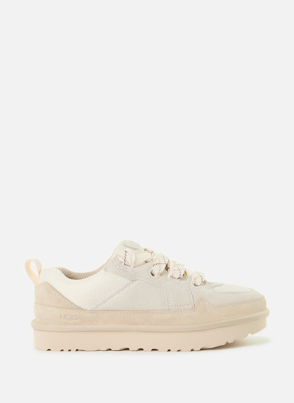 Baskets oversize en cuir Blanc by UGG UGG Baskets oversize en cuir Blanc