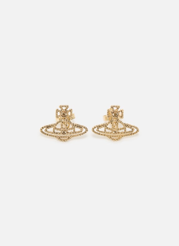 Coretta Earrings Golden by VIVIENNE WESTWOOD VIVIENNE WESTWOOD Coretta Earrings Golden