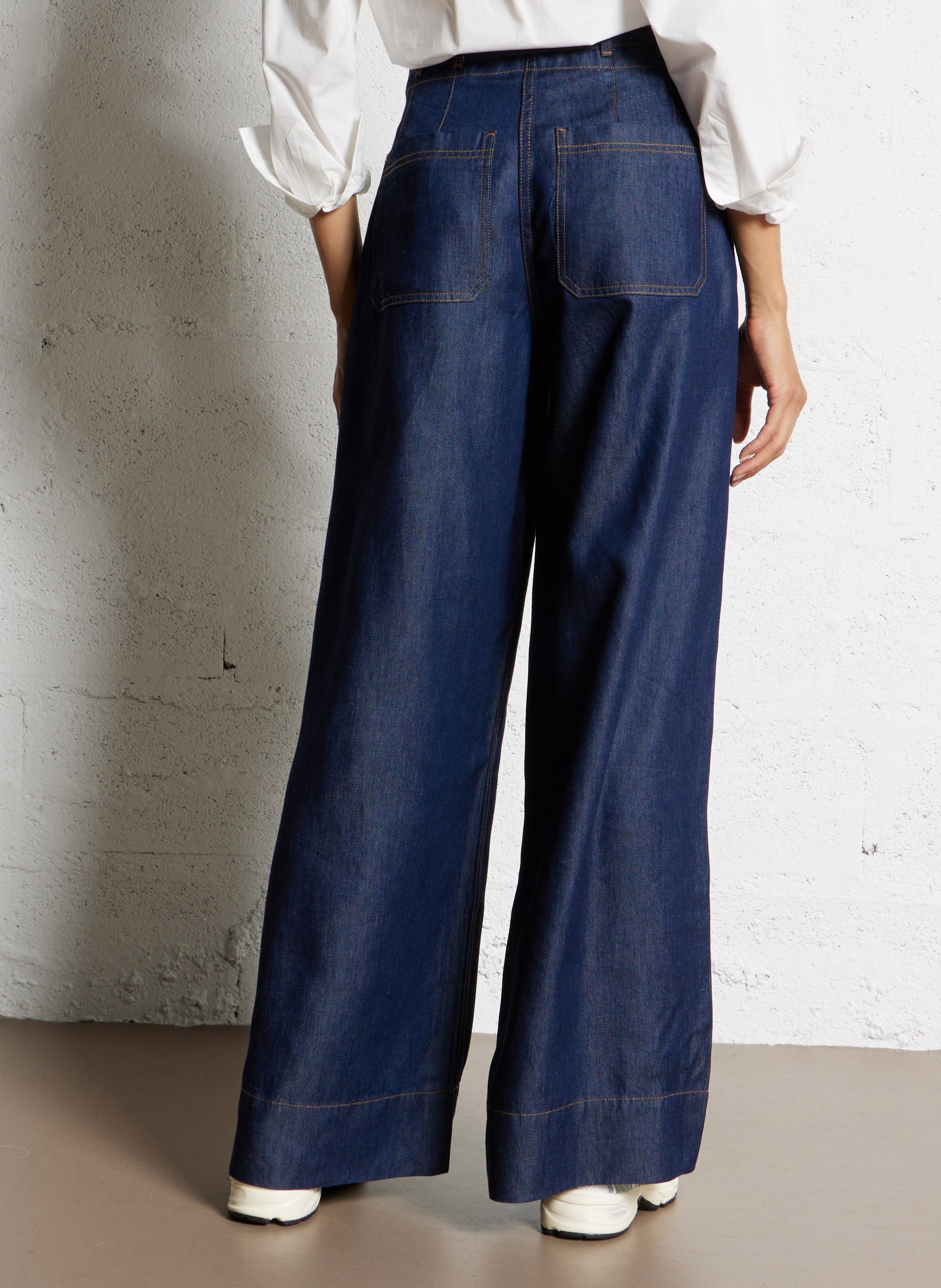 Jean large elisa IKKS Bleu