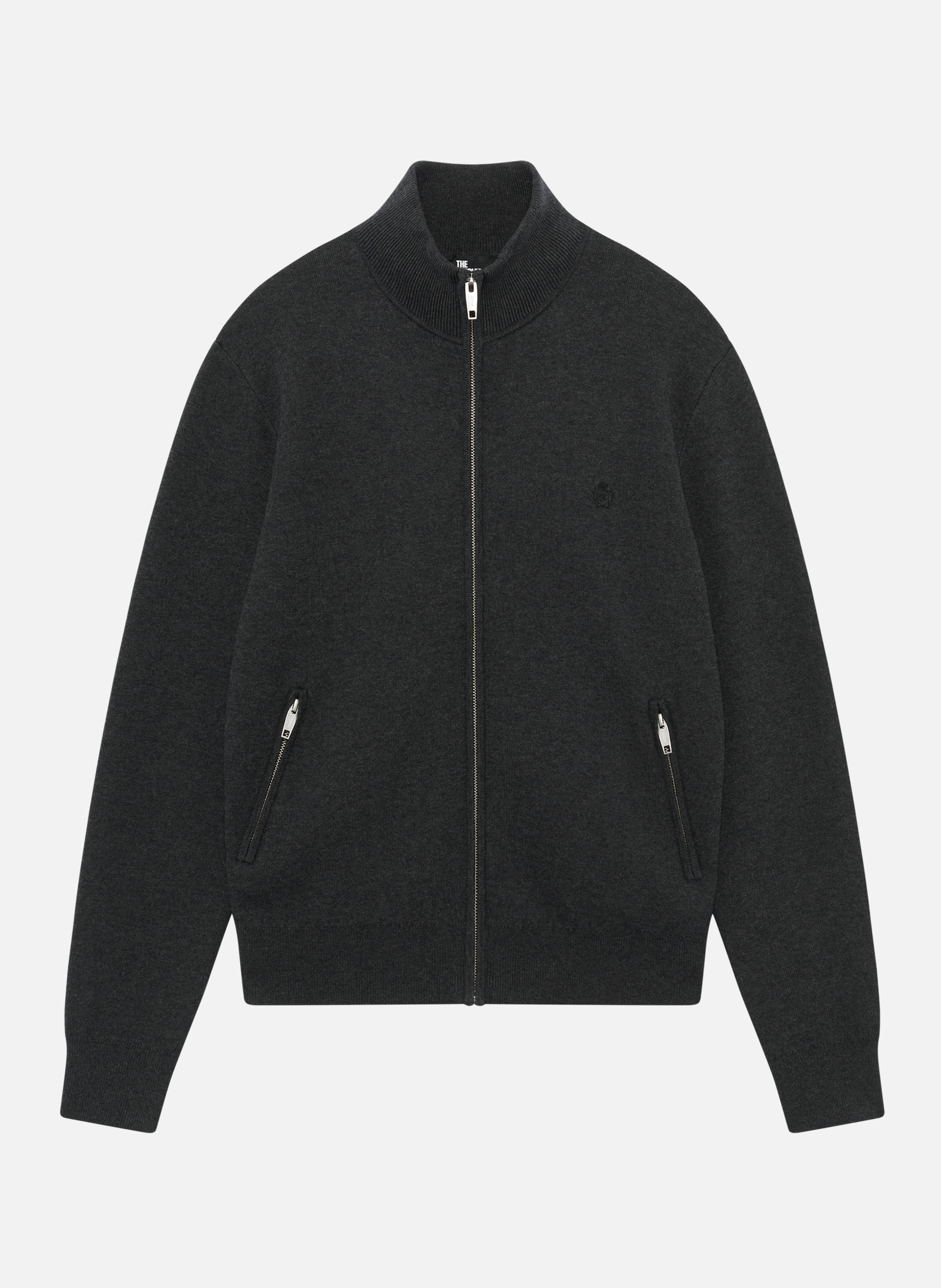 Cardigan double face à zip THE KOOPLES Gris