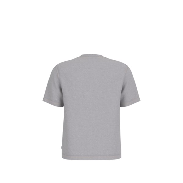 T-shirt col rond en coton Gris S Male