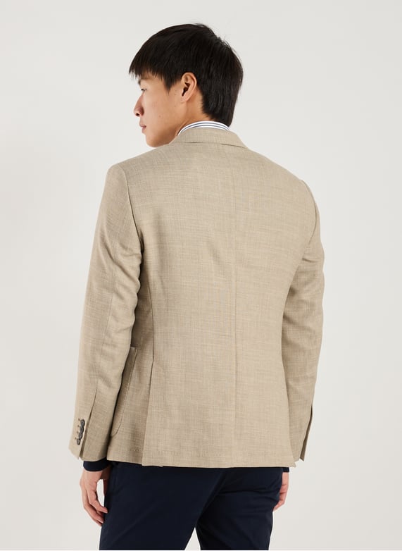 Veste col tailleur | Beige by HACKETT Veste col tailleur Beige