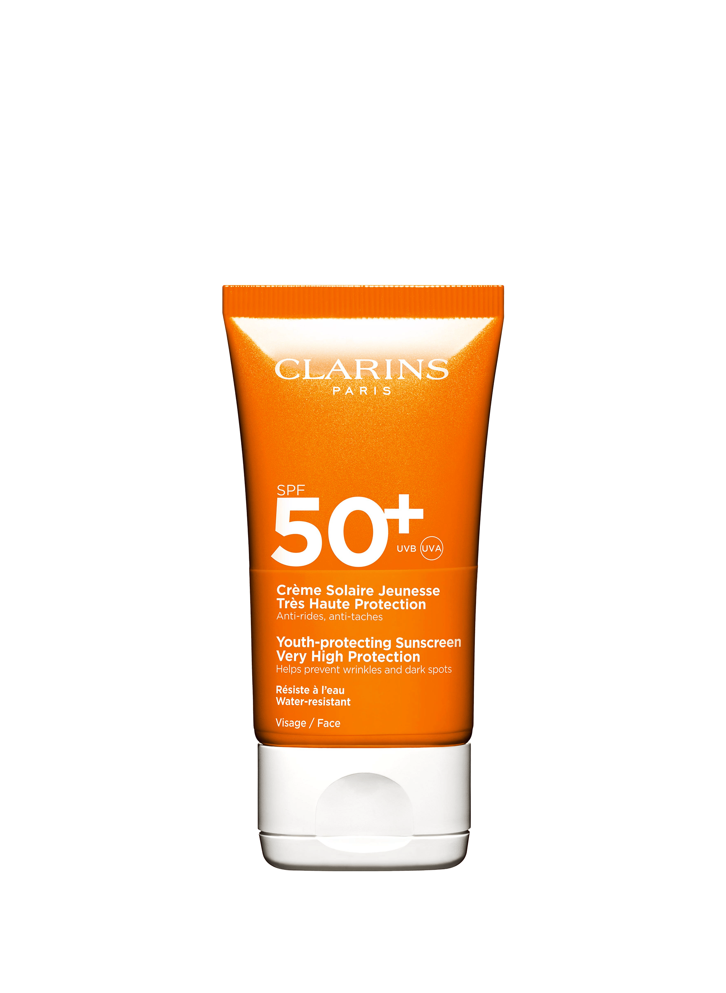 Anti-Falten, Anti-Flecken Sonnencreme - SPF50 + Sehr hoher Schutz für das Gesicht CLARINS No color