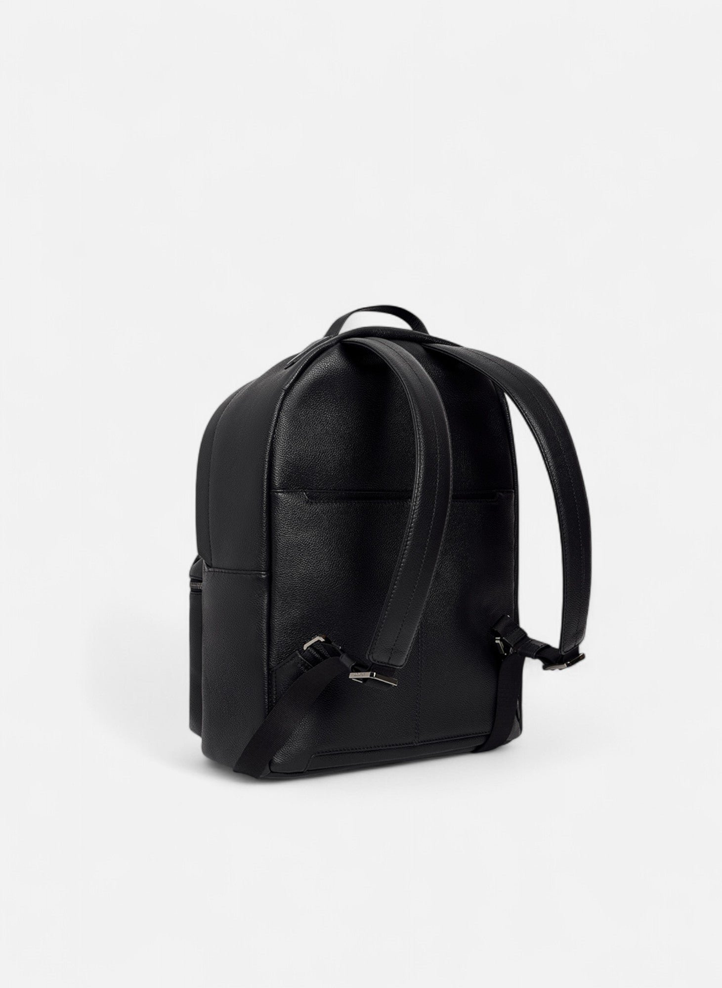 Sac à dos marceau en cuir grainé LE TANNEUR Noir