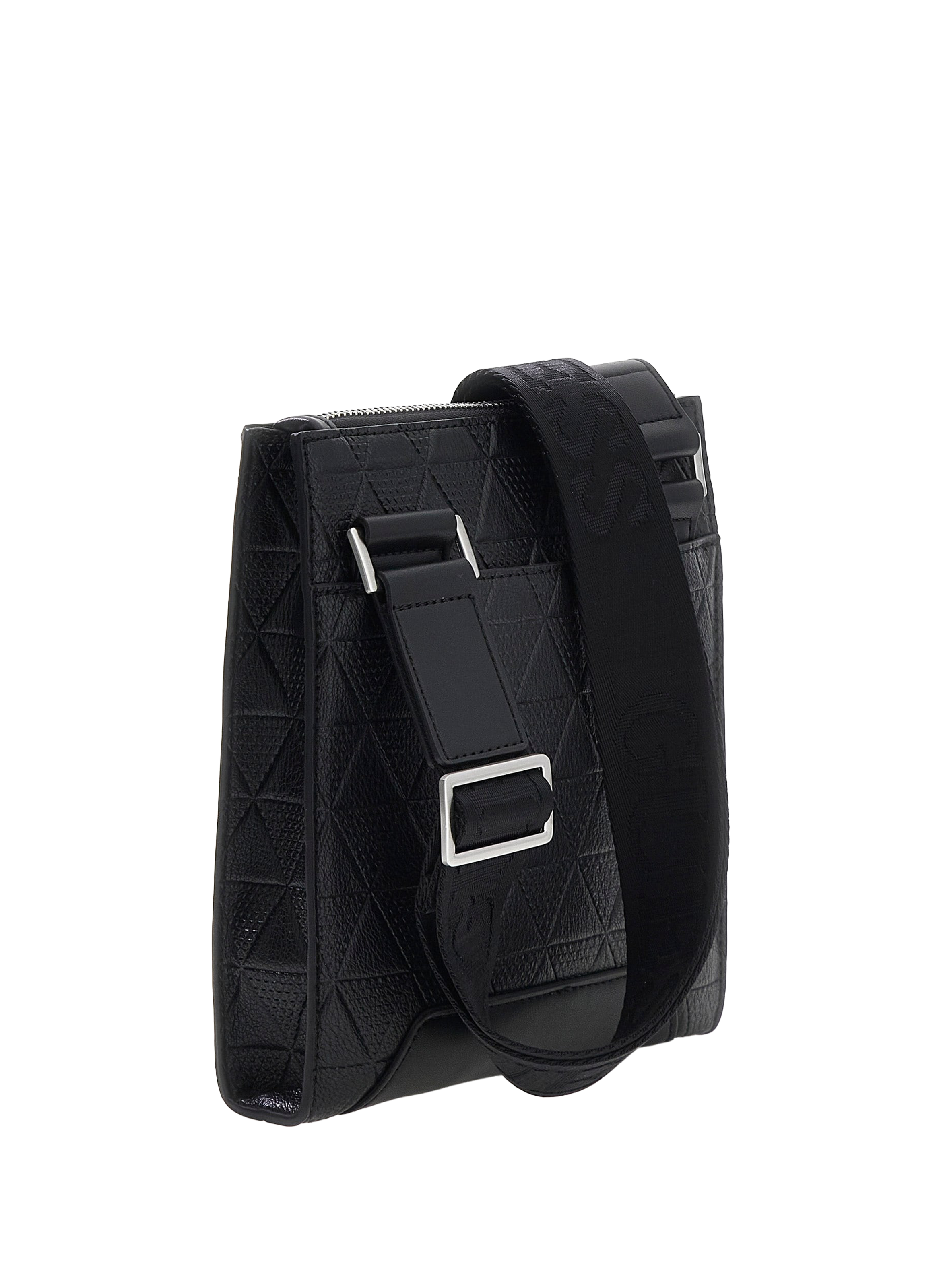 Faux leather crossbody bag GUESS Black