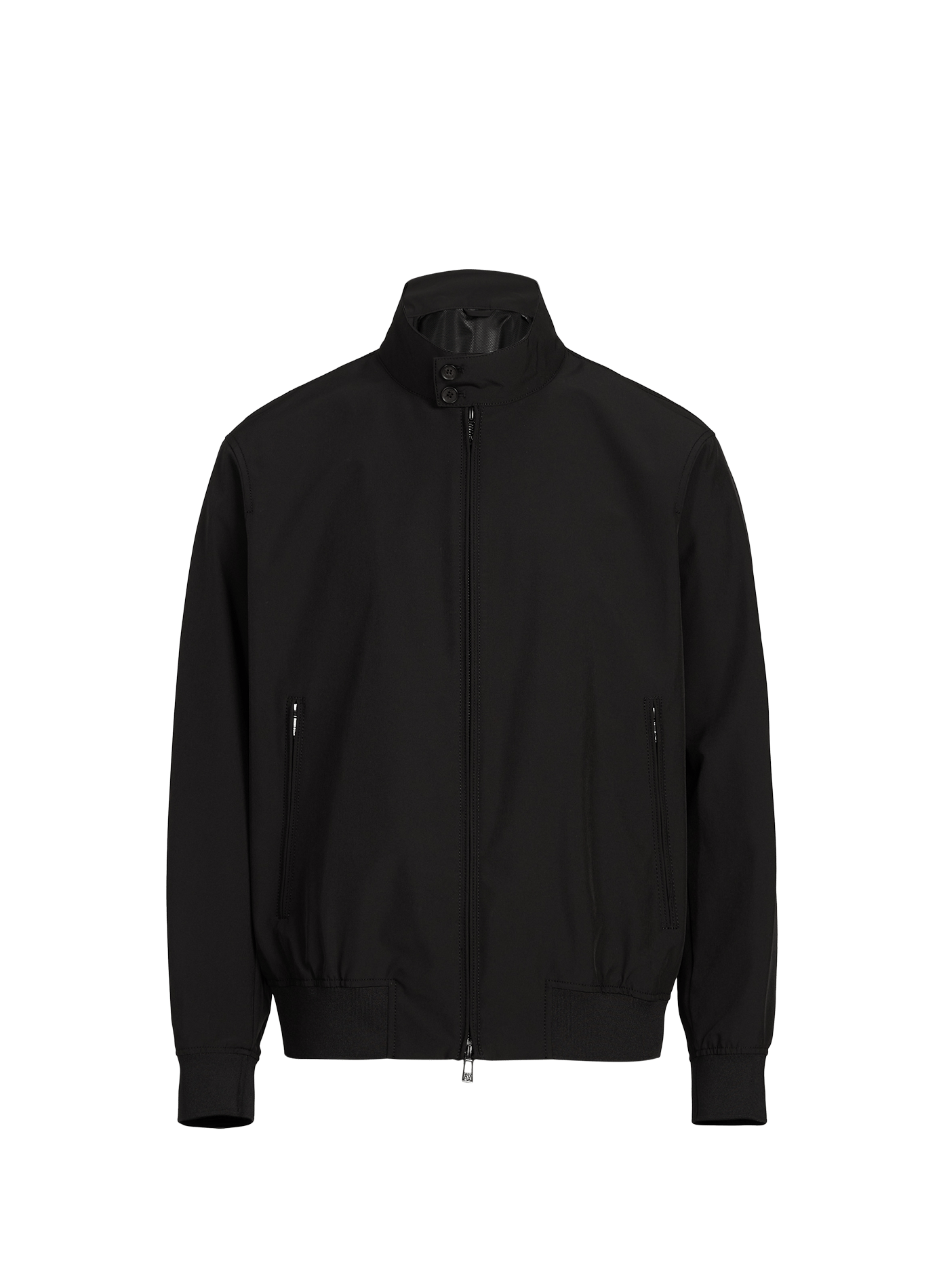 Straight jacket with high collar ARMANI EXCHANGE Black