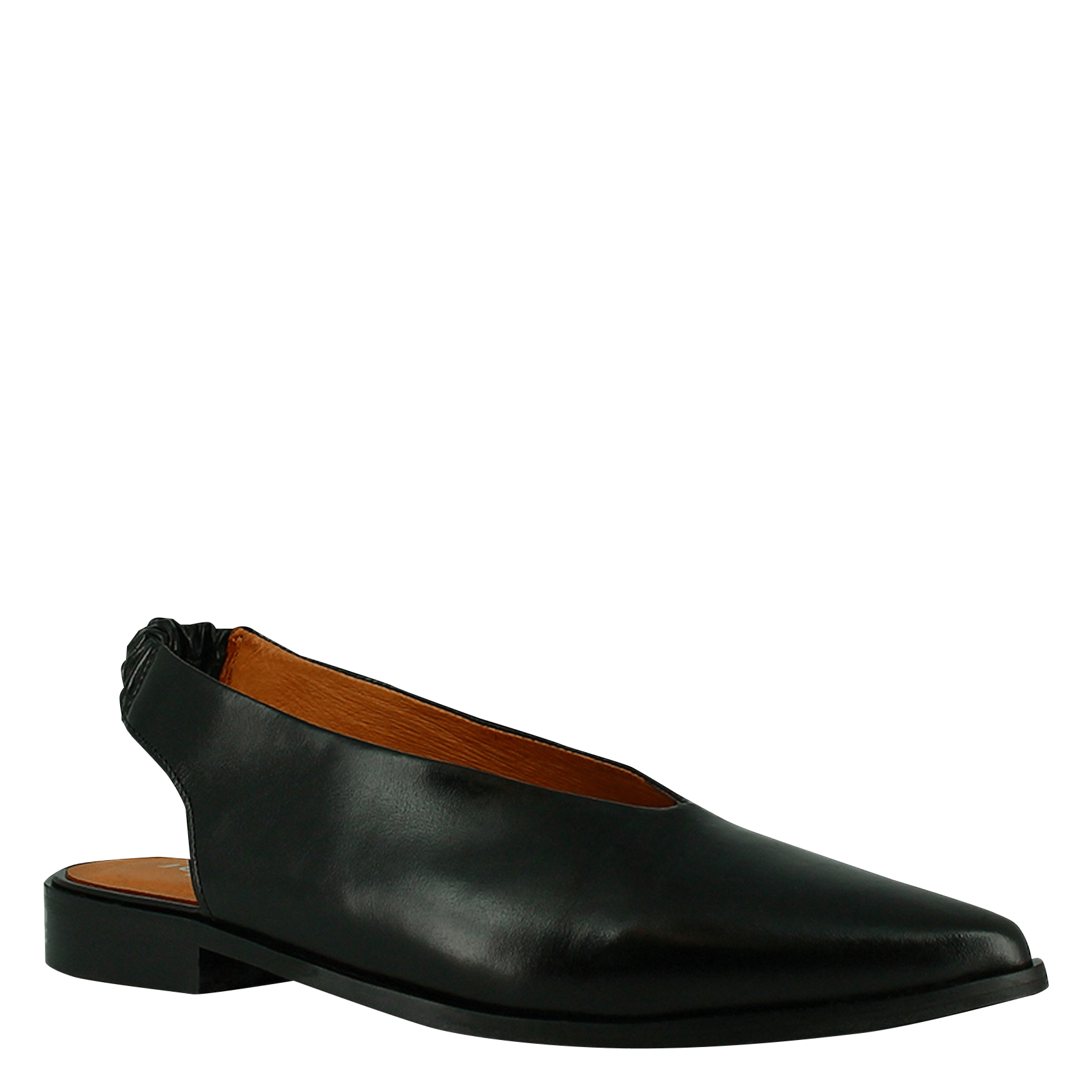 Ballerines en cuir acajou JONAK Noir