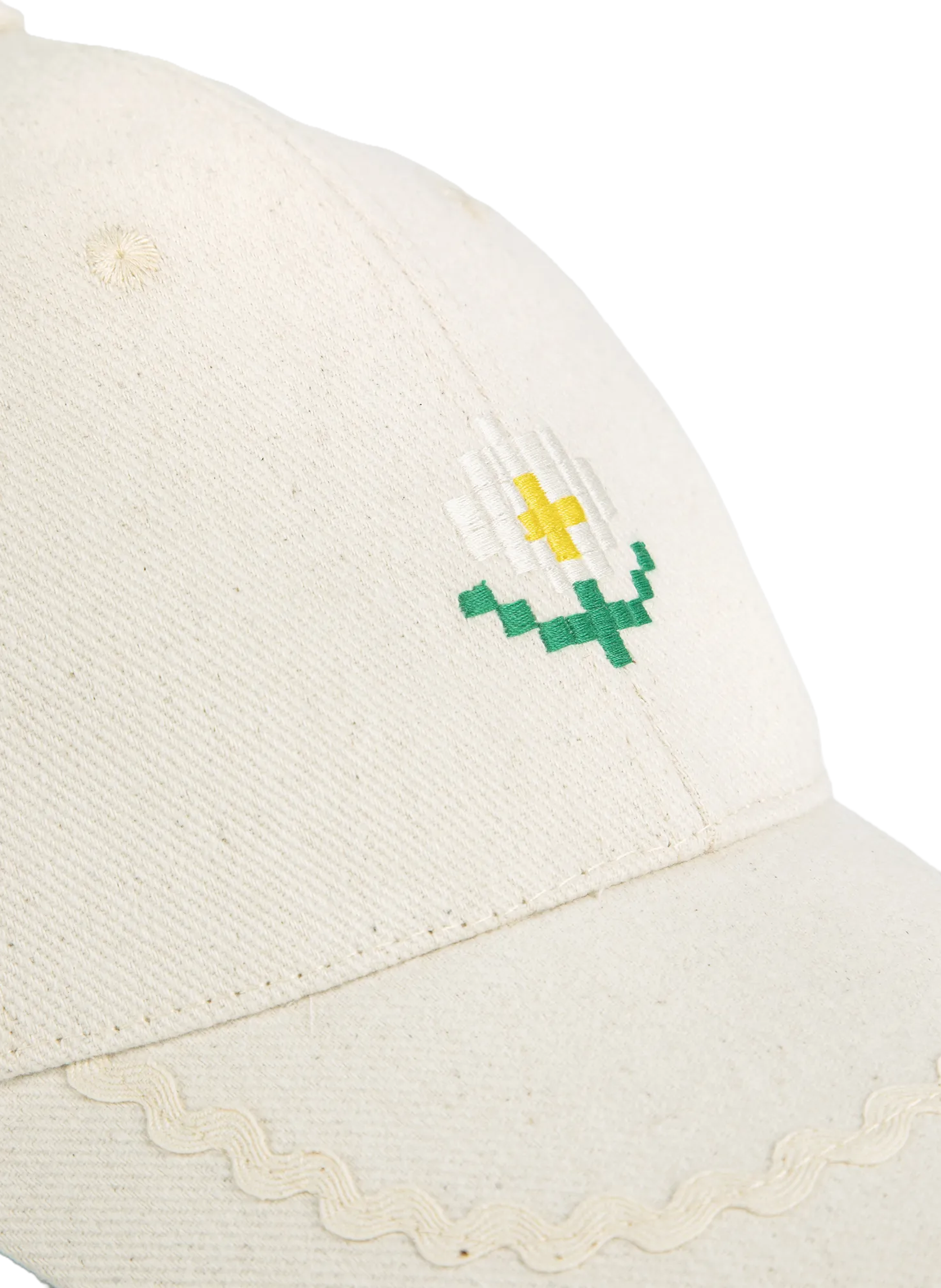 Pixel Daisy Twill Cap BOBO CHOSES Beige