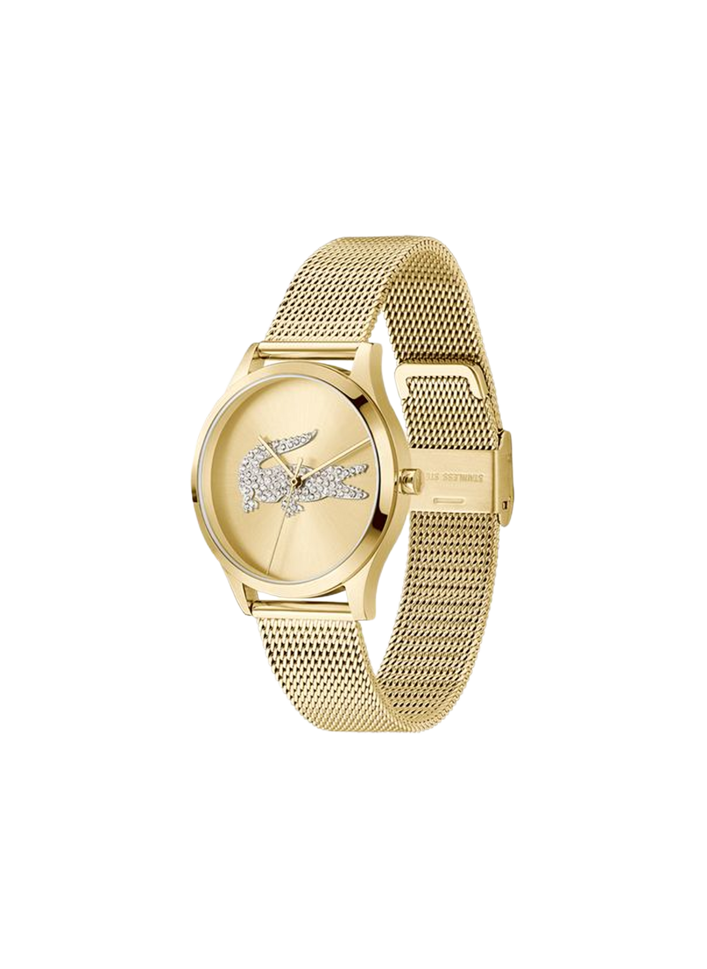 Montre quartz Crocodelle en acier inoxydable LACOSTE MONTRES Doré