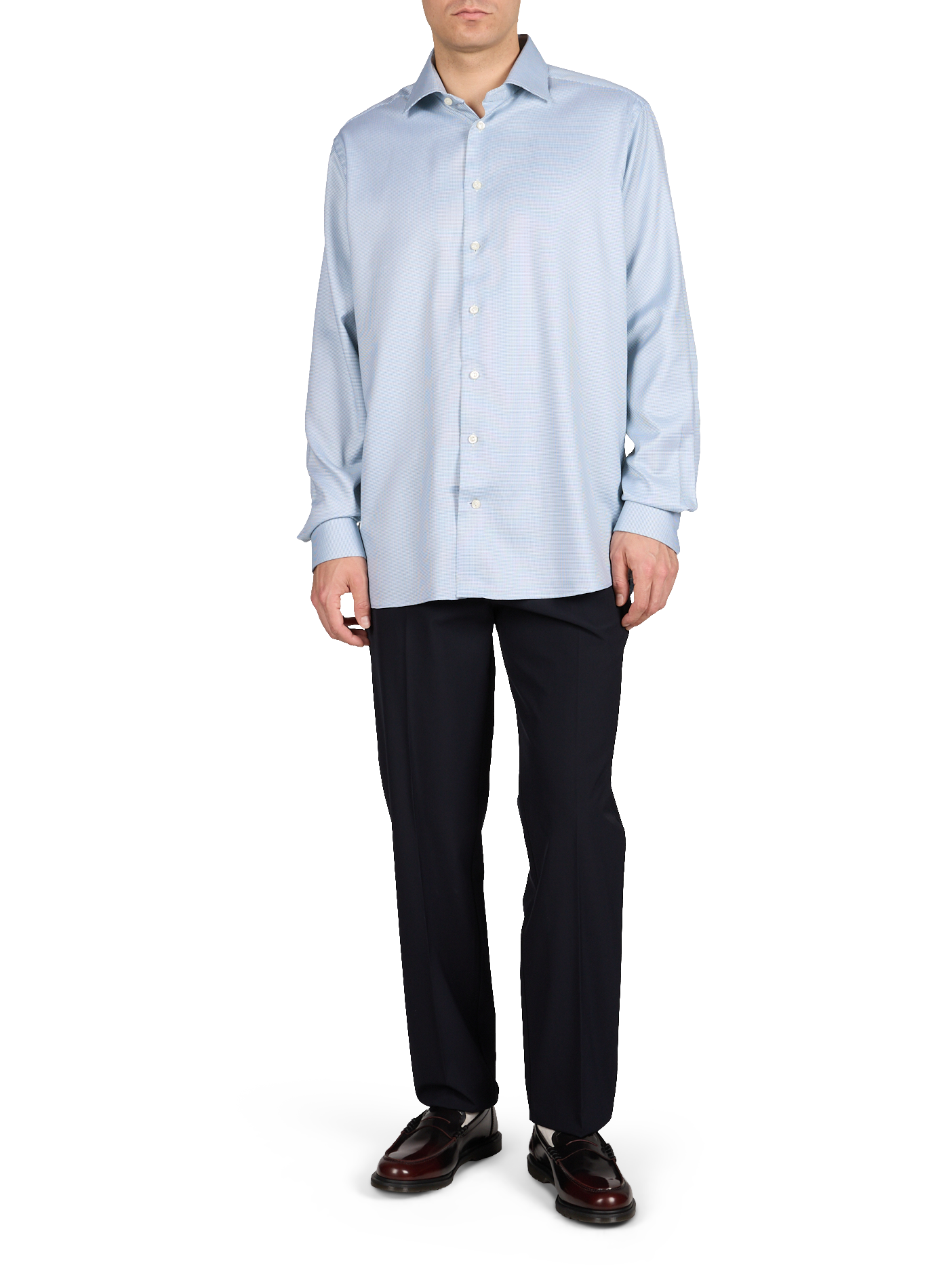 Zigarettenhose EMPORIO ARMANI Blau