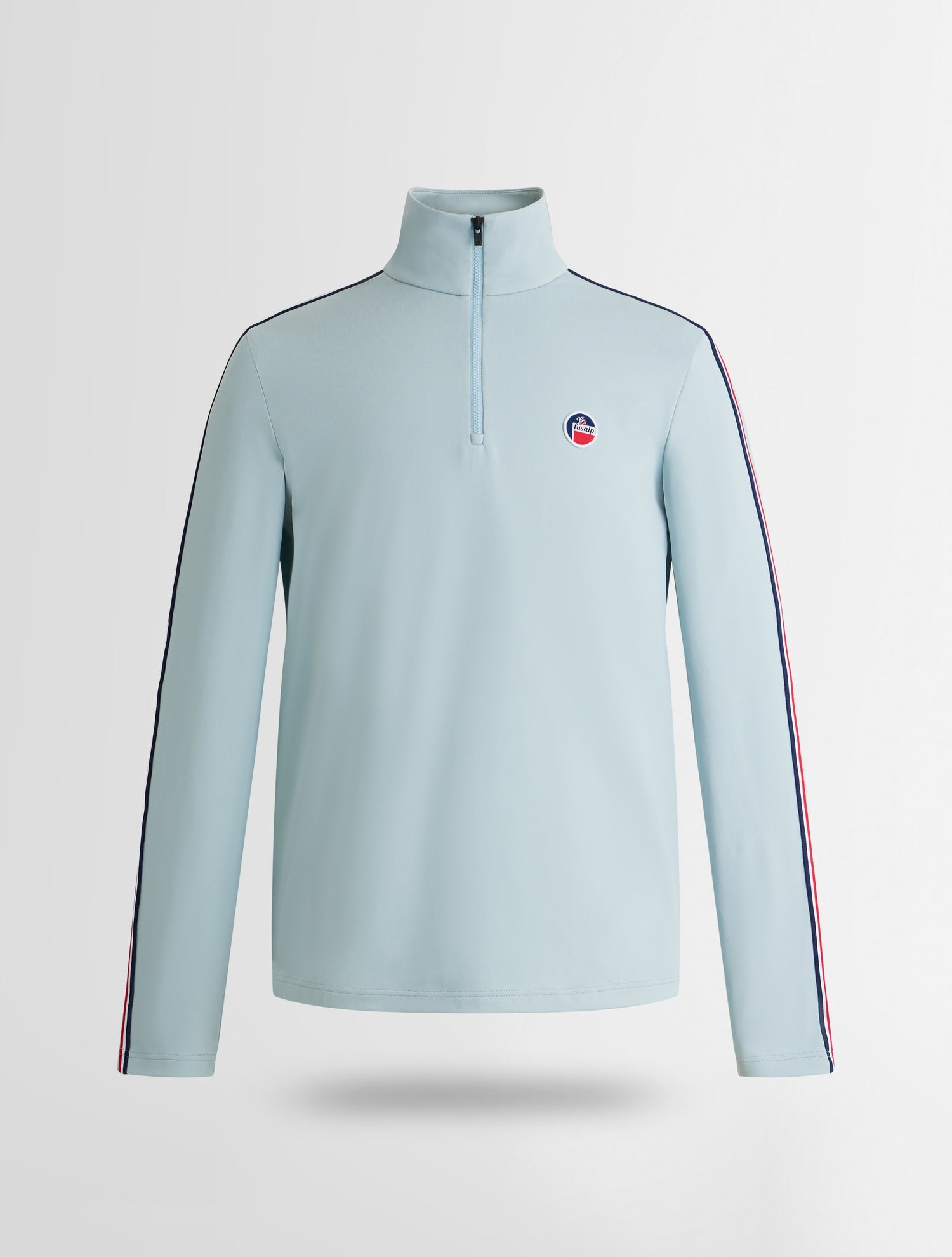 Mario coltrui met opstaande kraag, regular fit. FUSALP Blauw