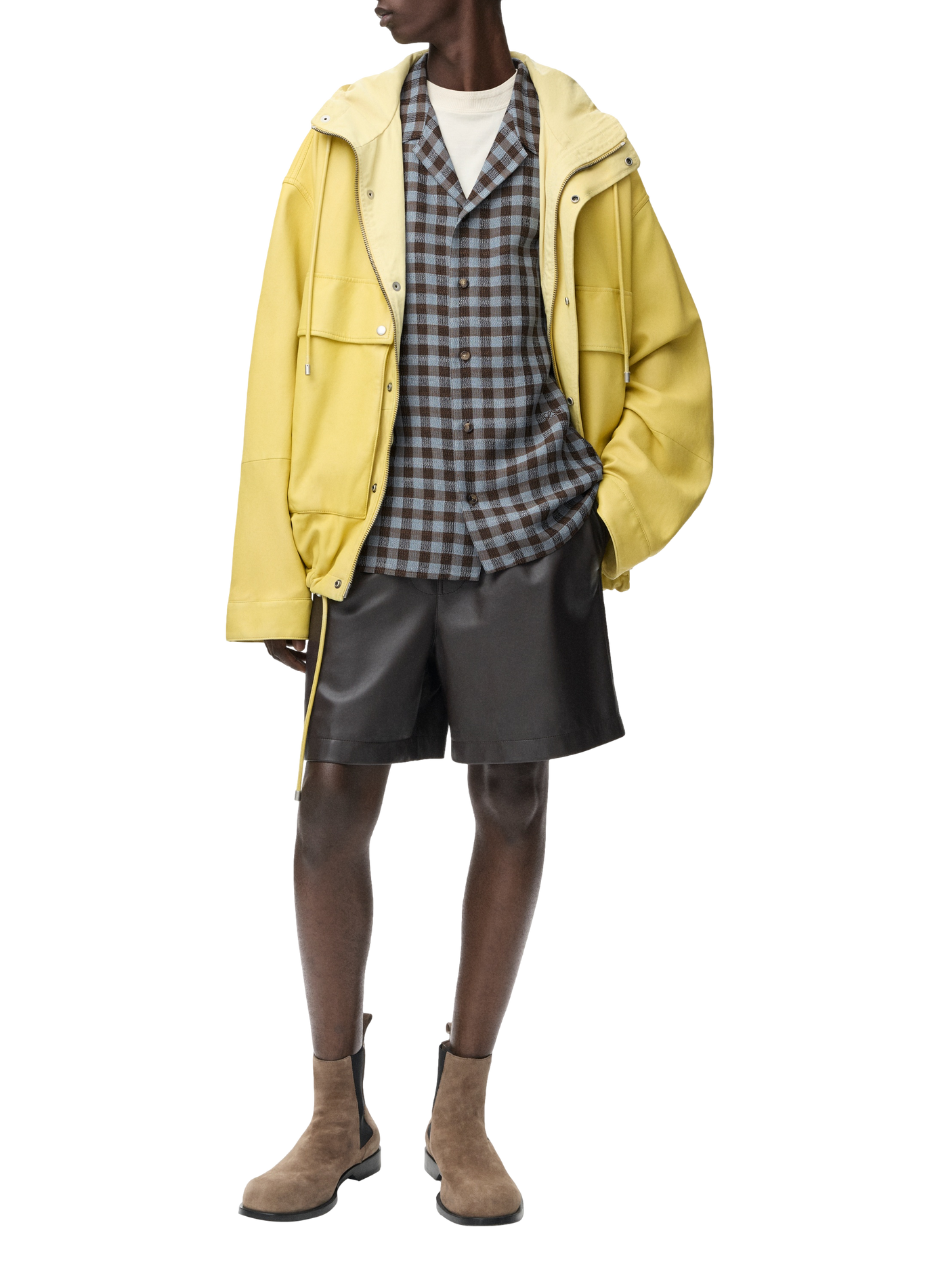 Camisa de cuadros de manga corta LOEWE Multicolor