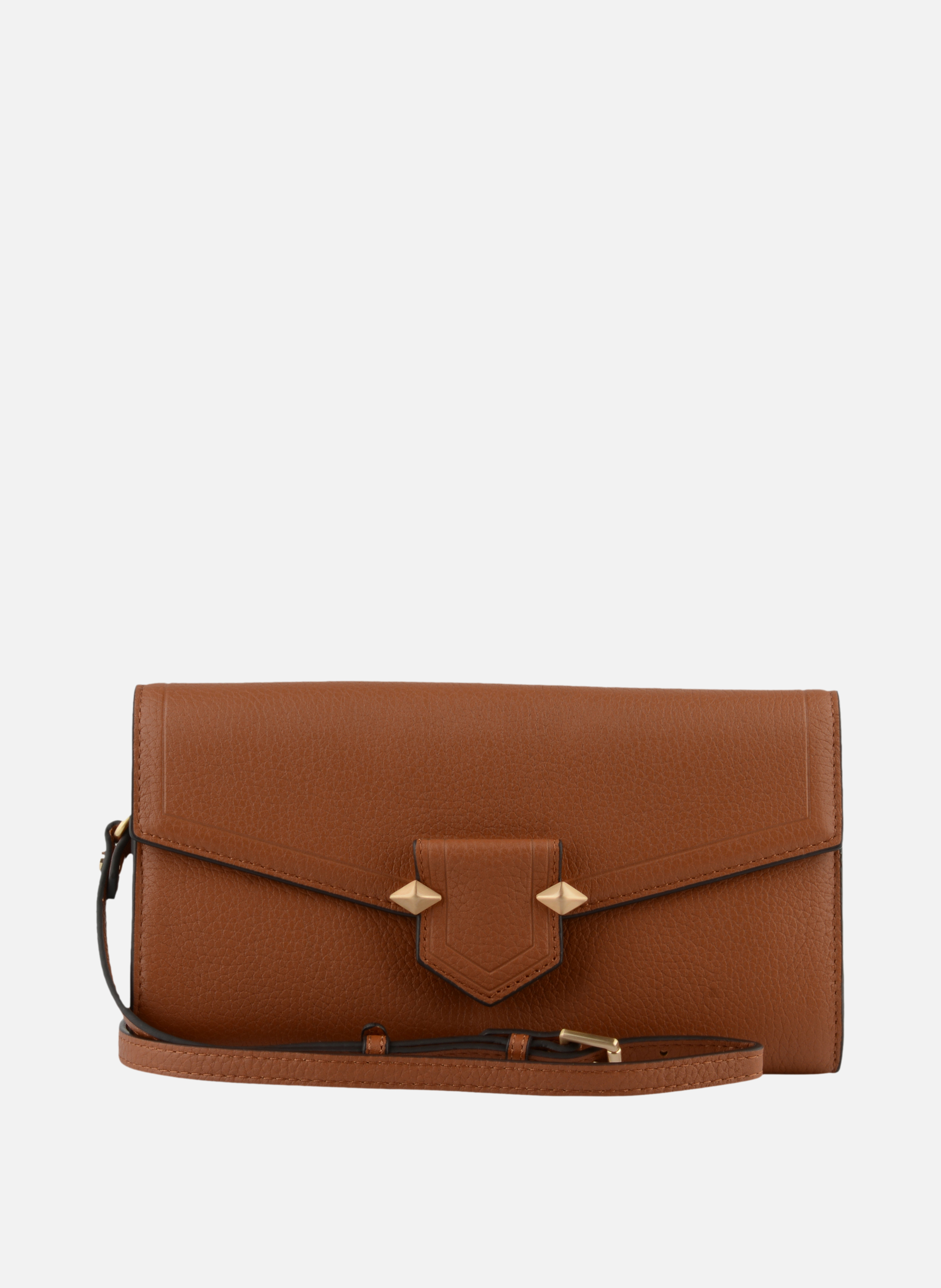 Sèvres | sac besace gm en cuir de vachette POURCHET Marron