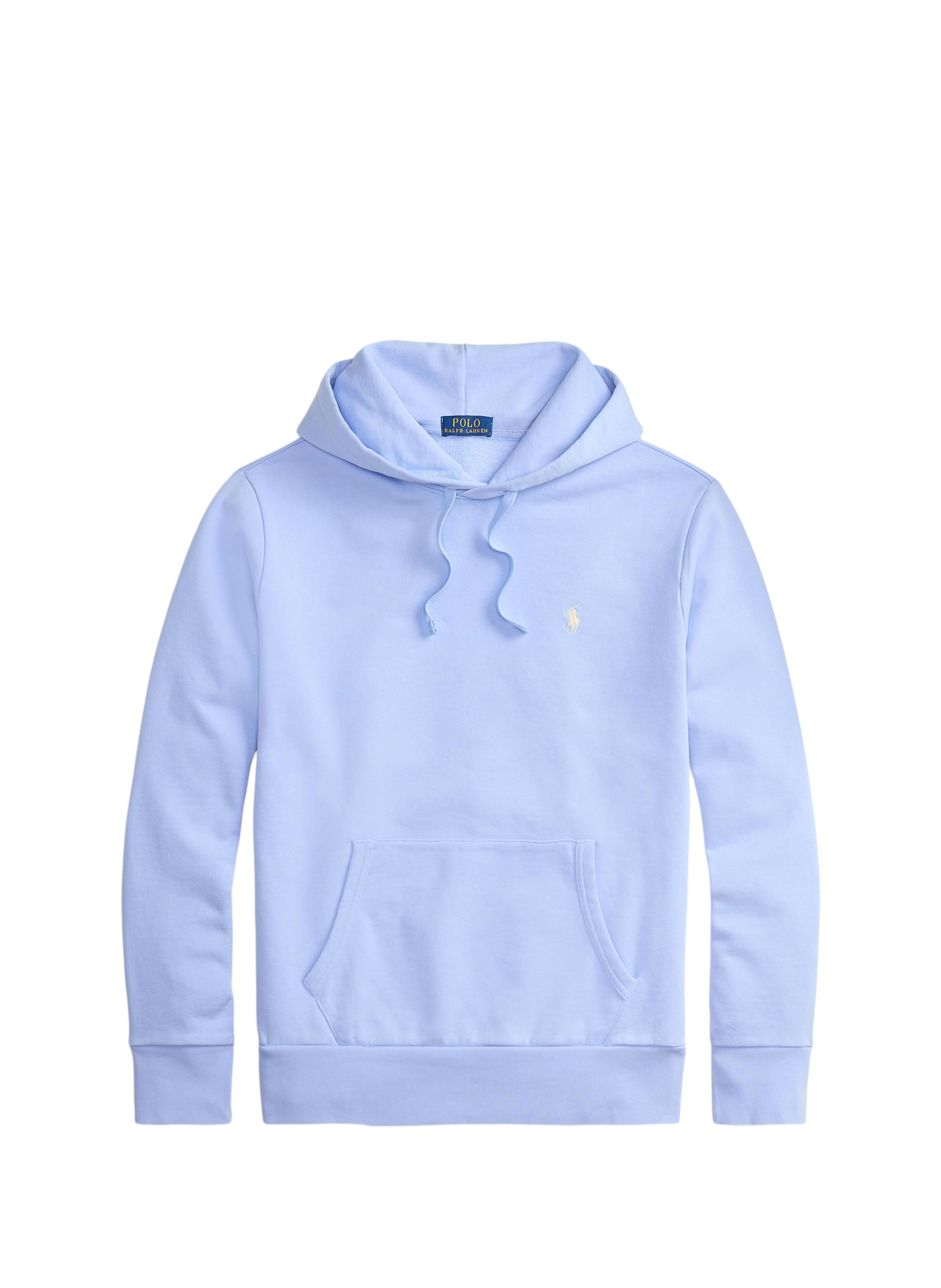 Sweat droit à capuche en coton POLO RALPH LAUREN Bleu
