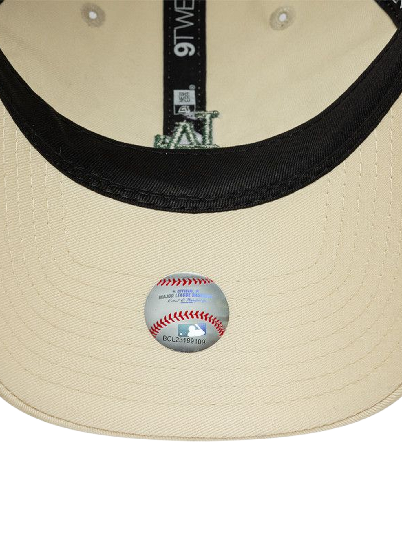 Cotton baseball cap with embroidered logo  NEW ERA Beige