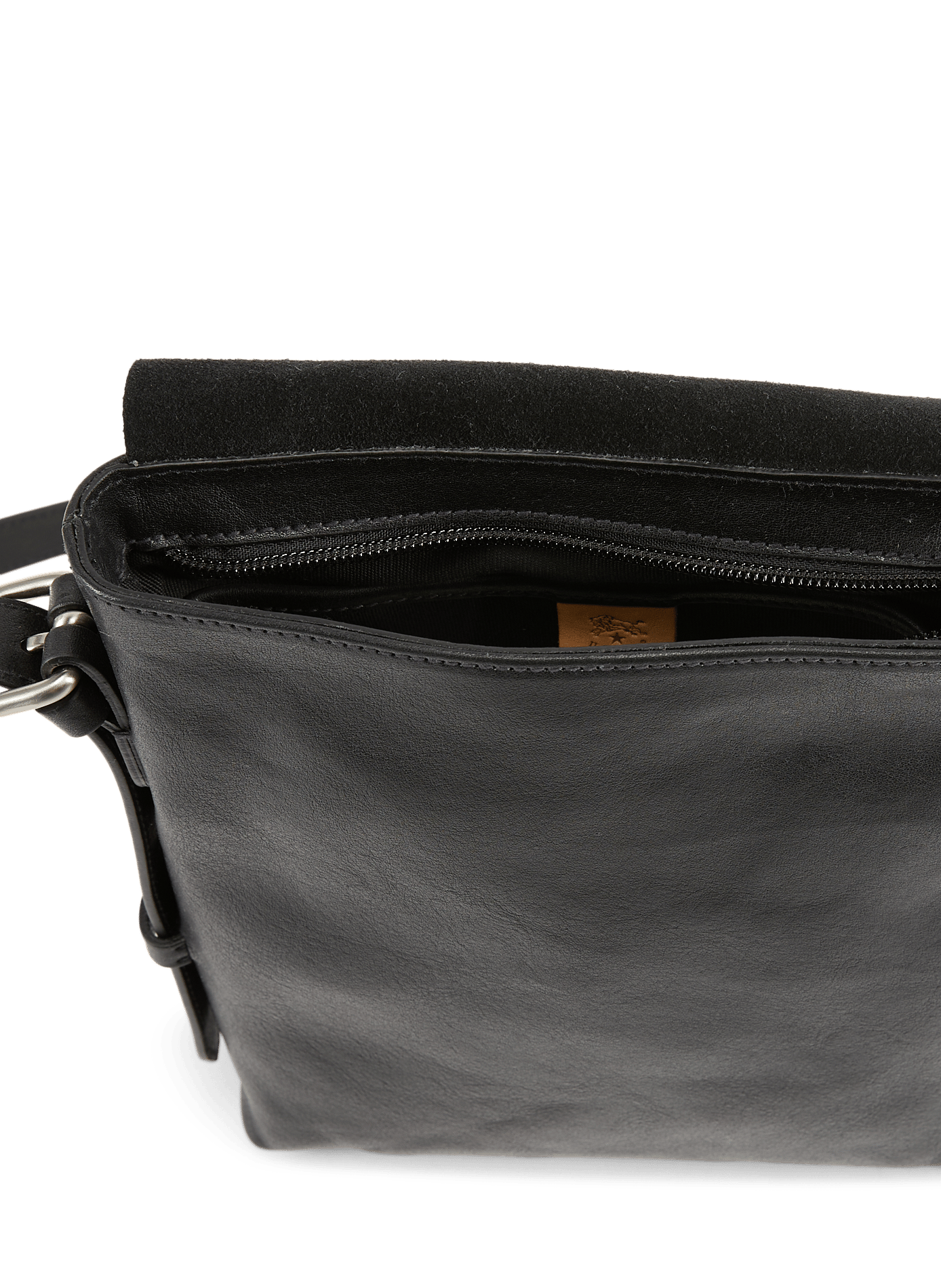 Leather Shoulder bag IL BISONTE Black