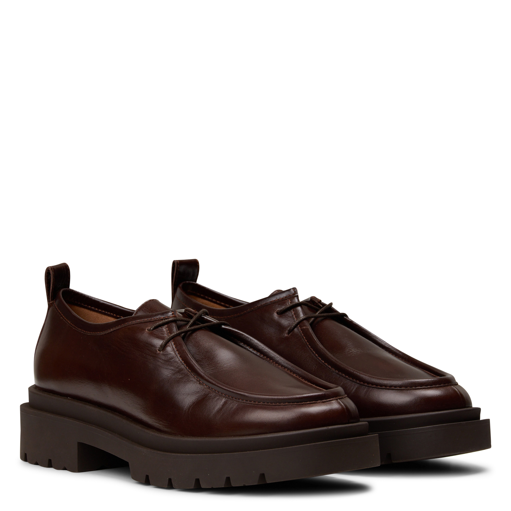 Veterschoenen van leer noreen BOBBIES Bruin
