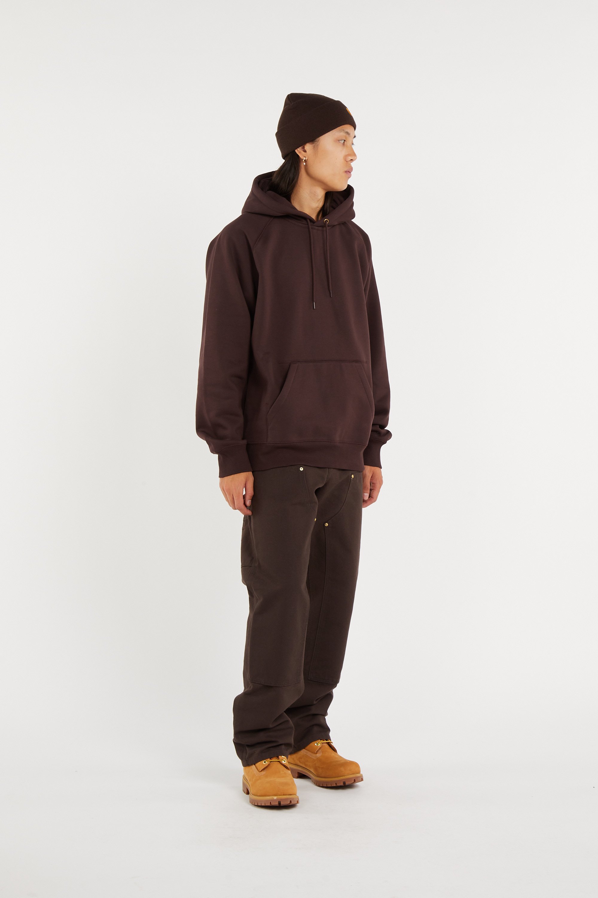 Hoodie hooded chase CARHARTT WIP Marron