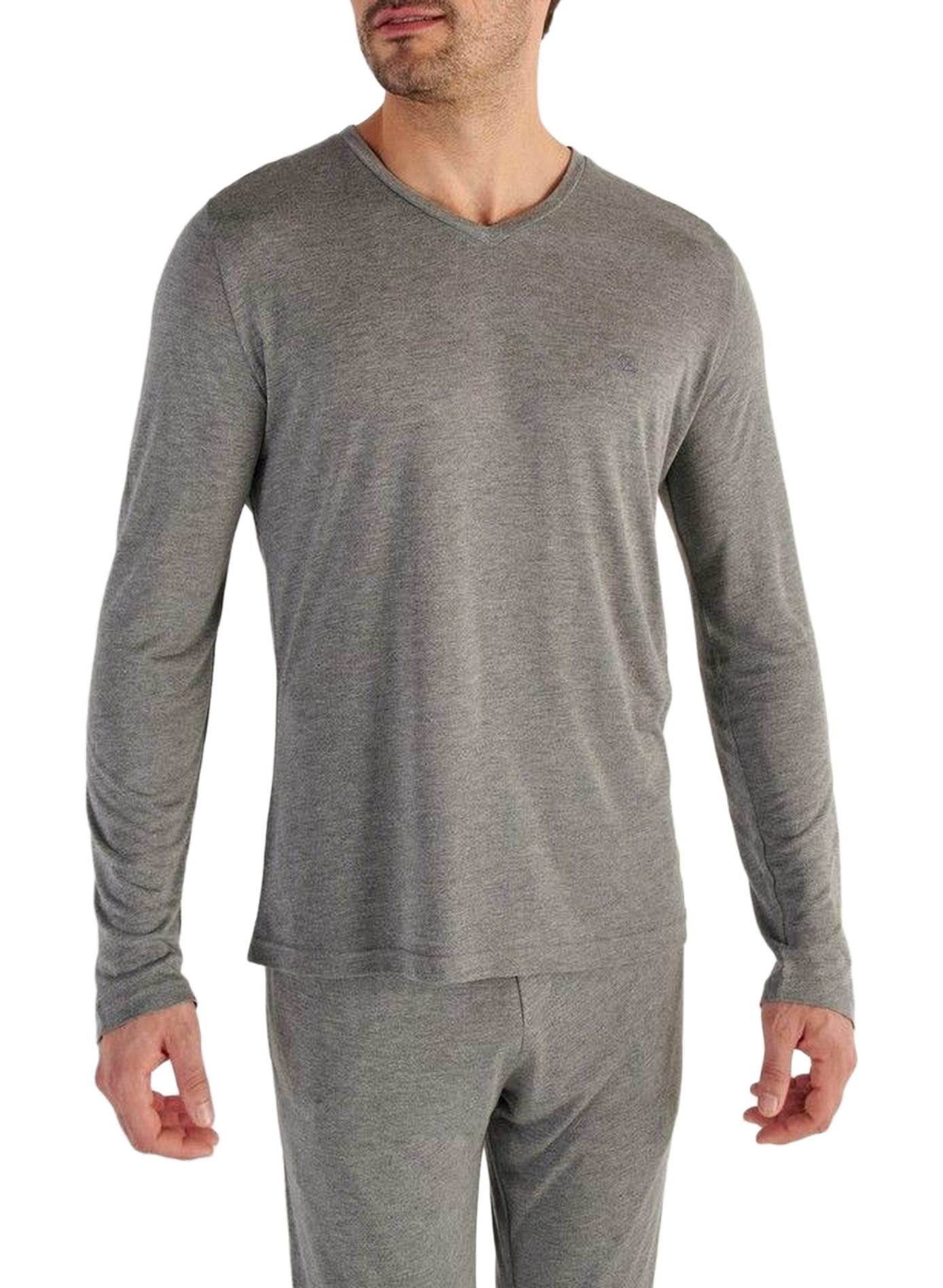 Camiseta de manga larga para estar en casa HOM Gris