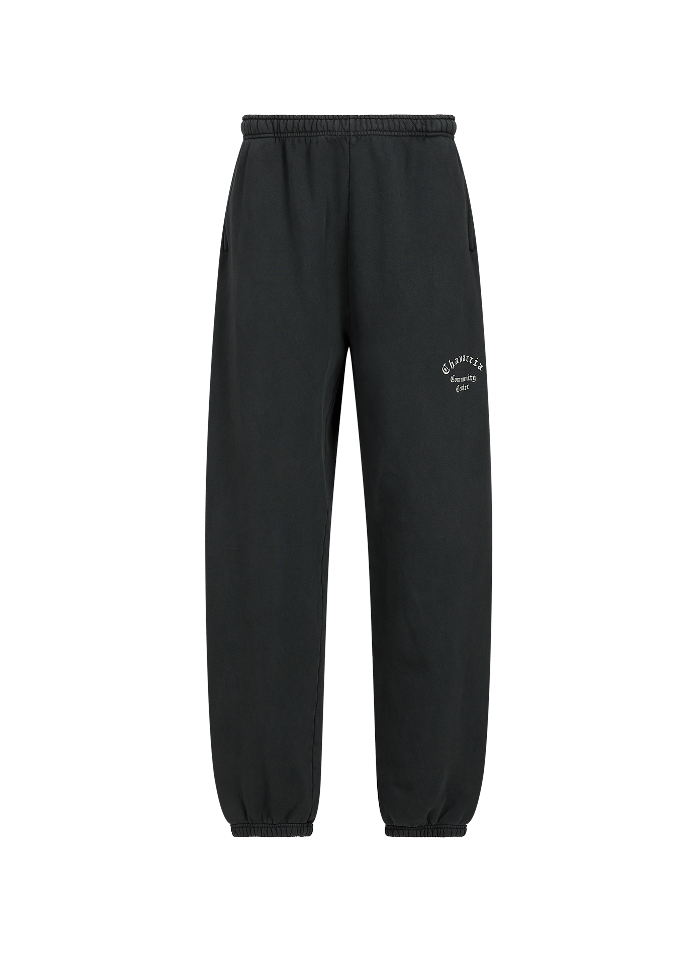 Plain oversized cotton joggers WILLY CHAVARRIA Grey