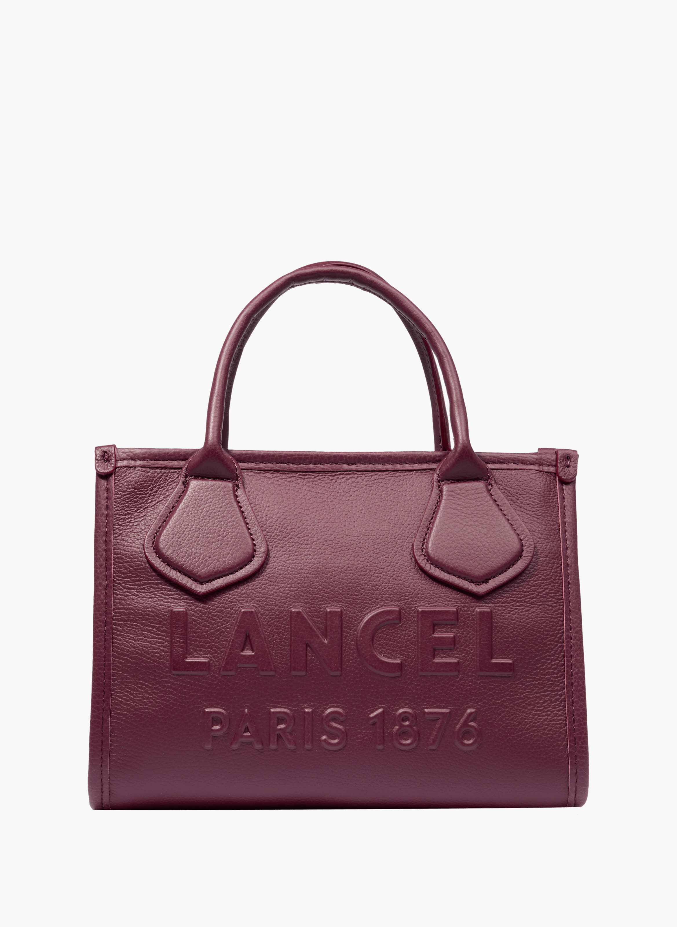 Ritstas Shopper voor dagelijks gebruik van Lancel in leer LANCEL Paars