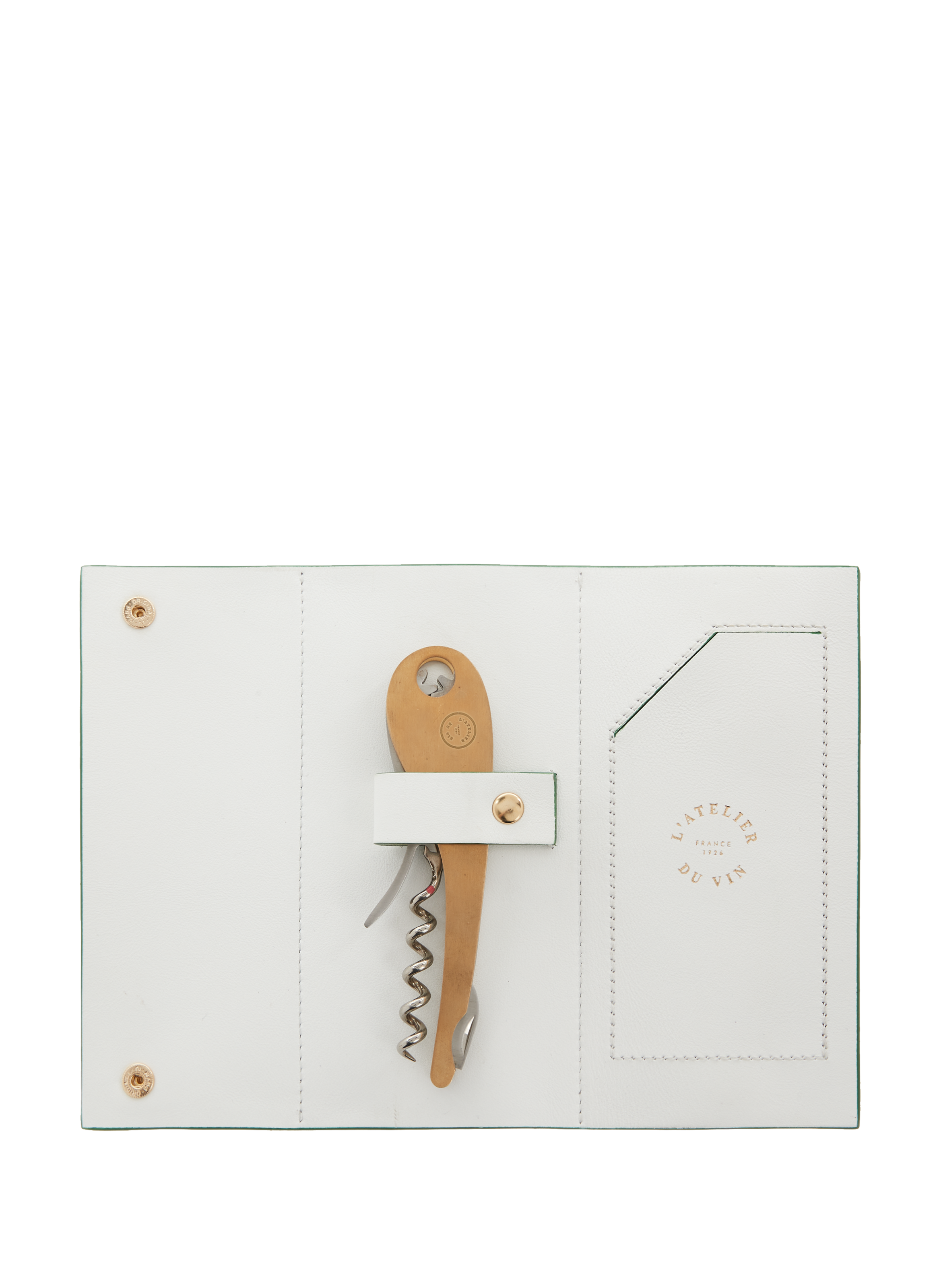 Etui avec tire-bouchon L'ATELIER DU VIN Blanc