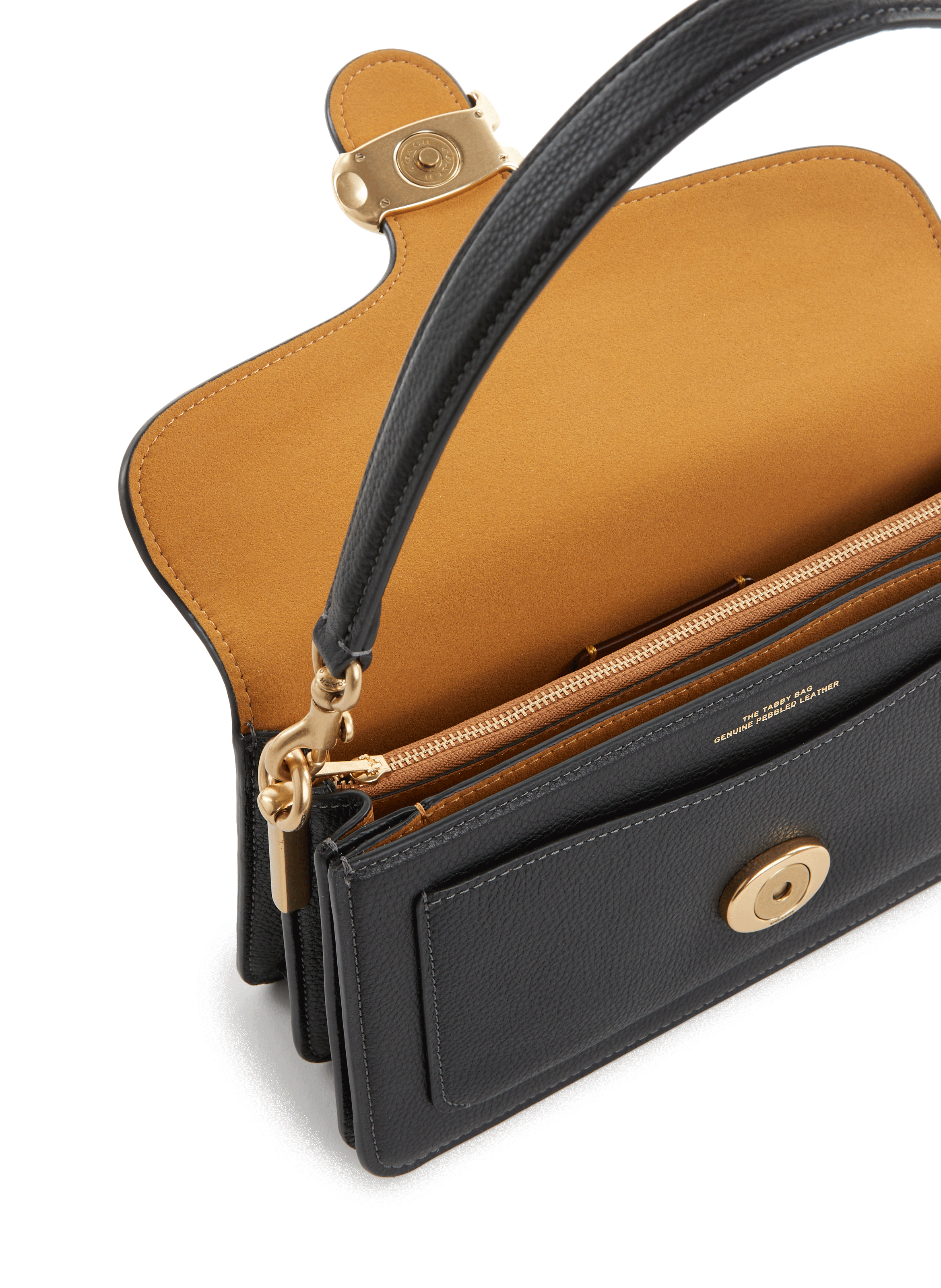 Tabby leather shoulder bag COACH Black