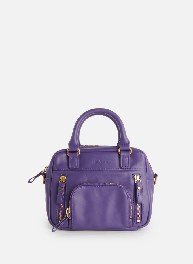 Micro Macy leather handbag NAT & NIN