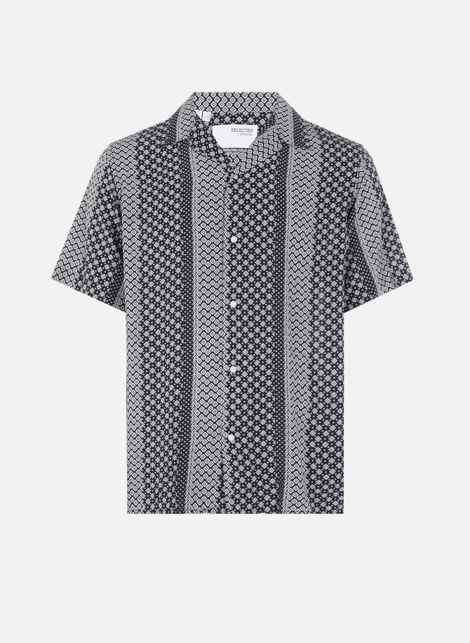 SELECTED patterned shirt