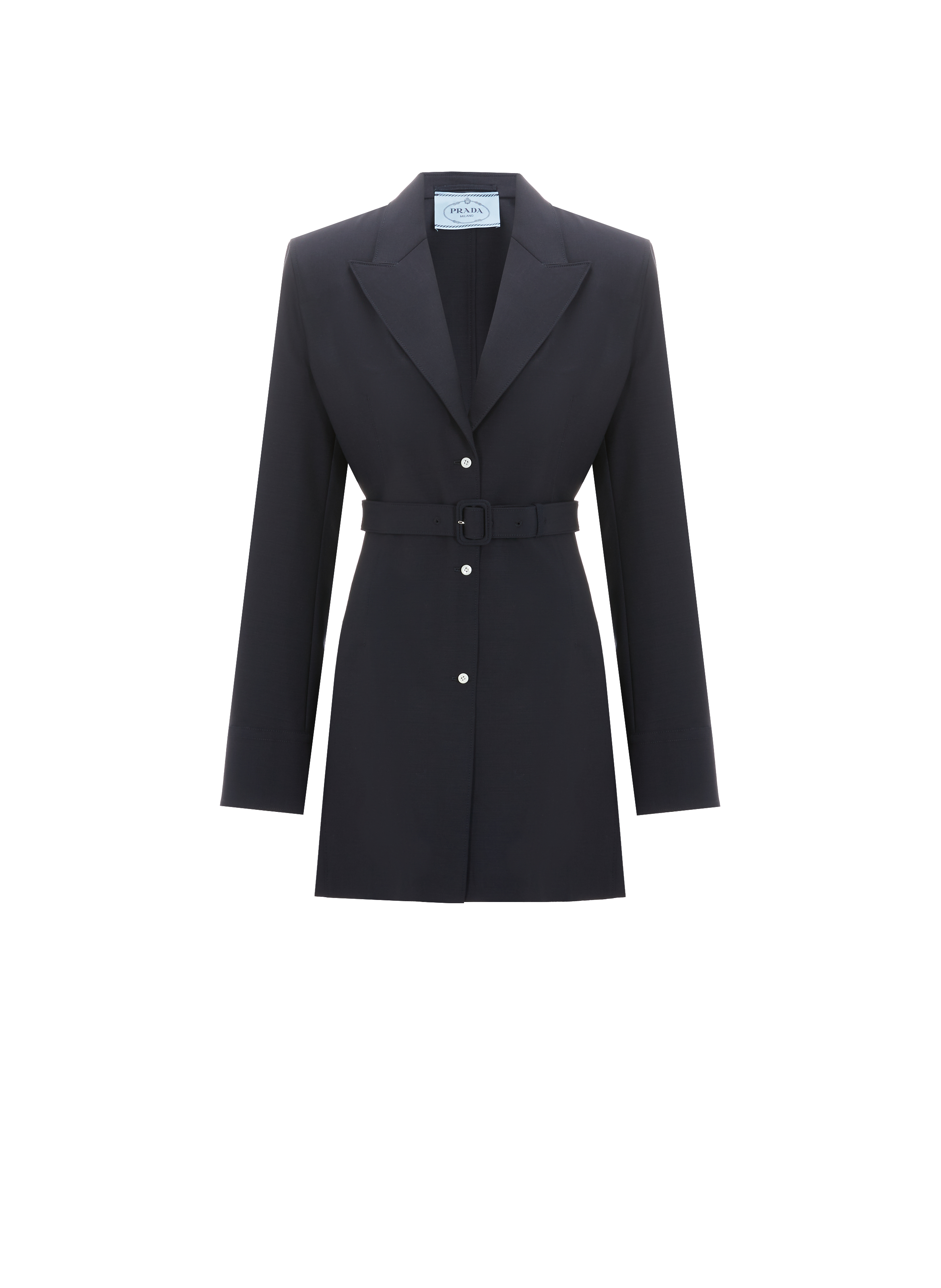 Tailored wool jacket PRADA Blue