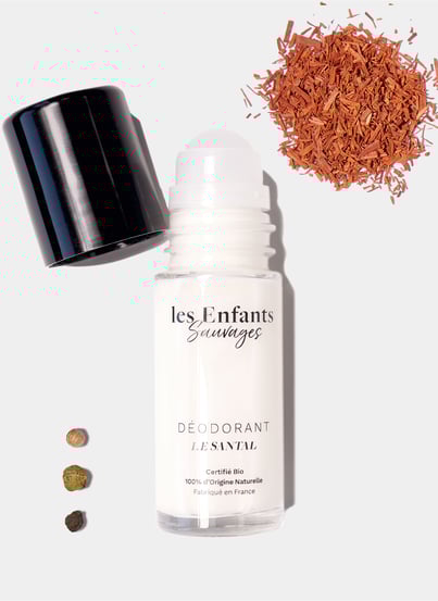 Déodorant bille Bio & 100% Naturel - Senteur unisexe SANTAL (boisé) LES ENFANTS SAUVAGES Déodorant bille Bio & 100% Naturel - Senteur unisexe SANTAL (boisé) LES ENFANTS SAUVAGES