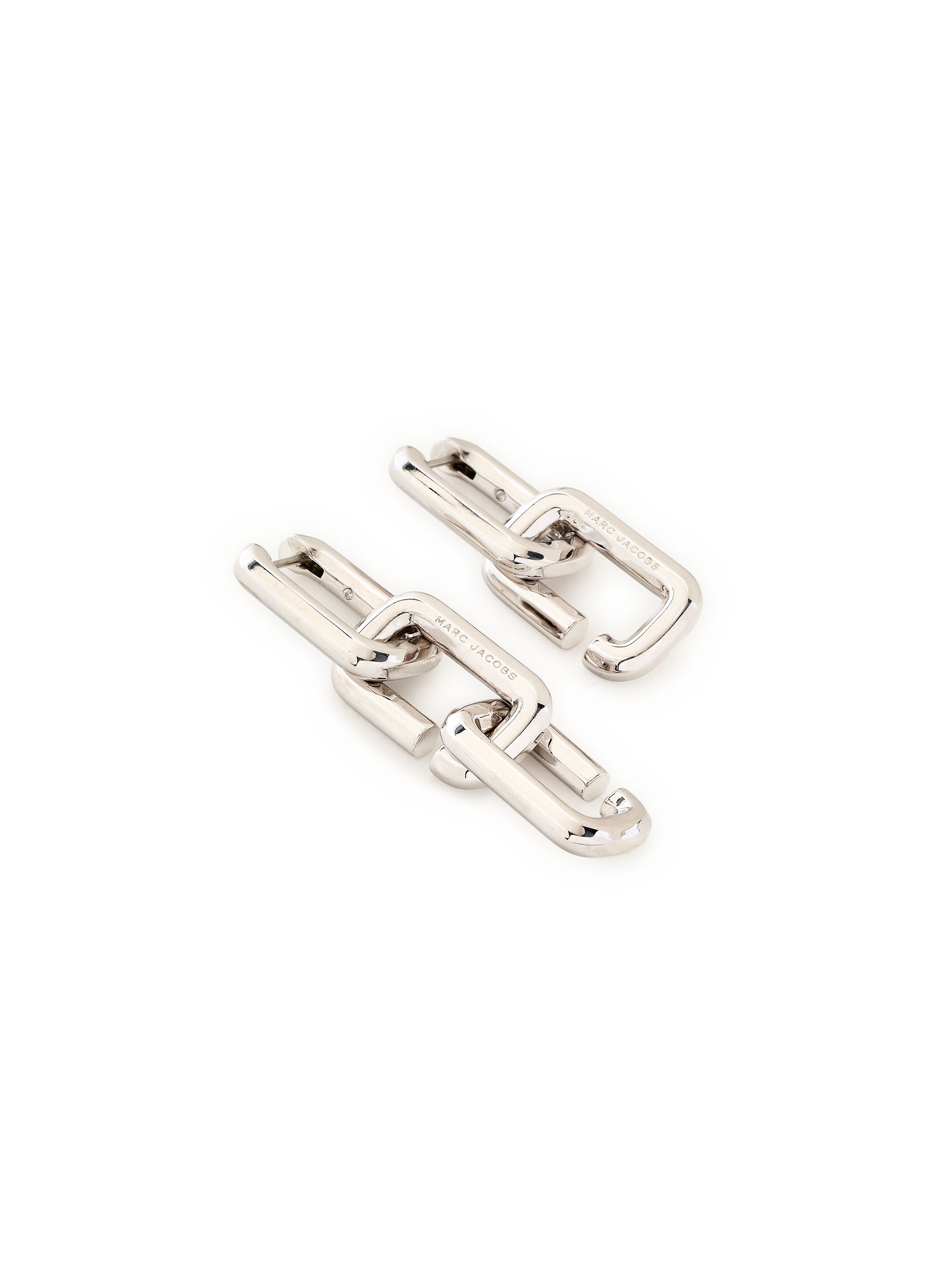 Boucles d'oreille maillons  MARC JACOBS Argent