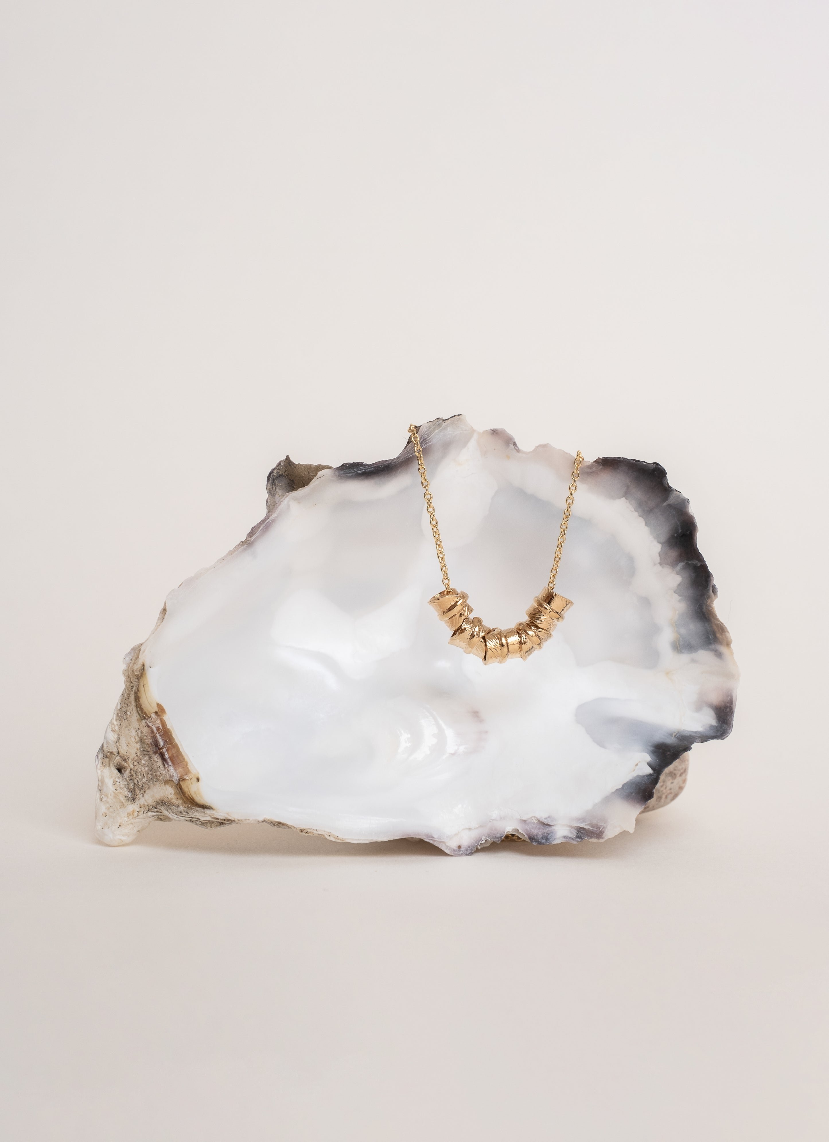 Collier cocoon plaqué or ANNA SOTTILOTTA Doré