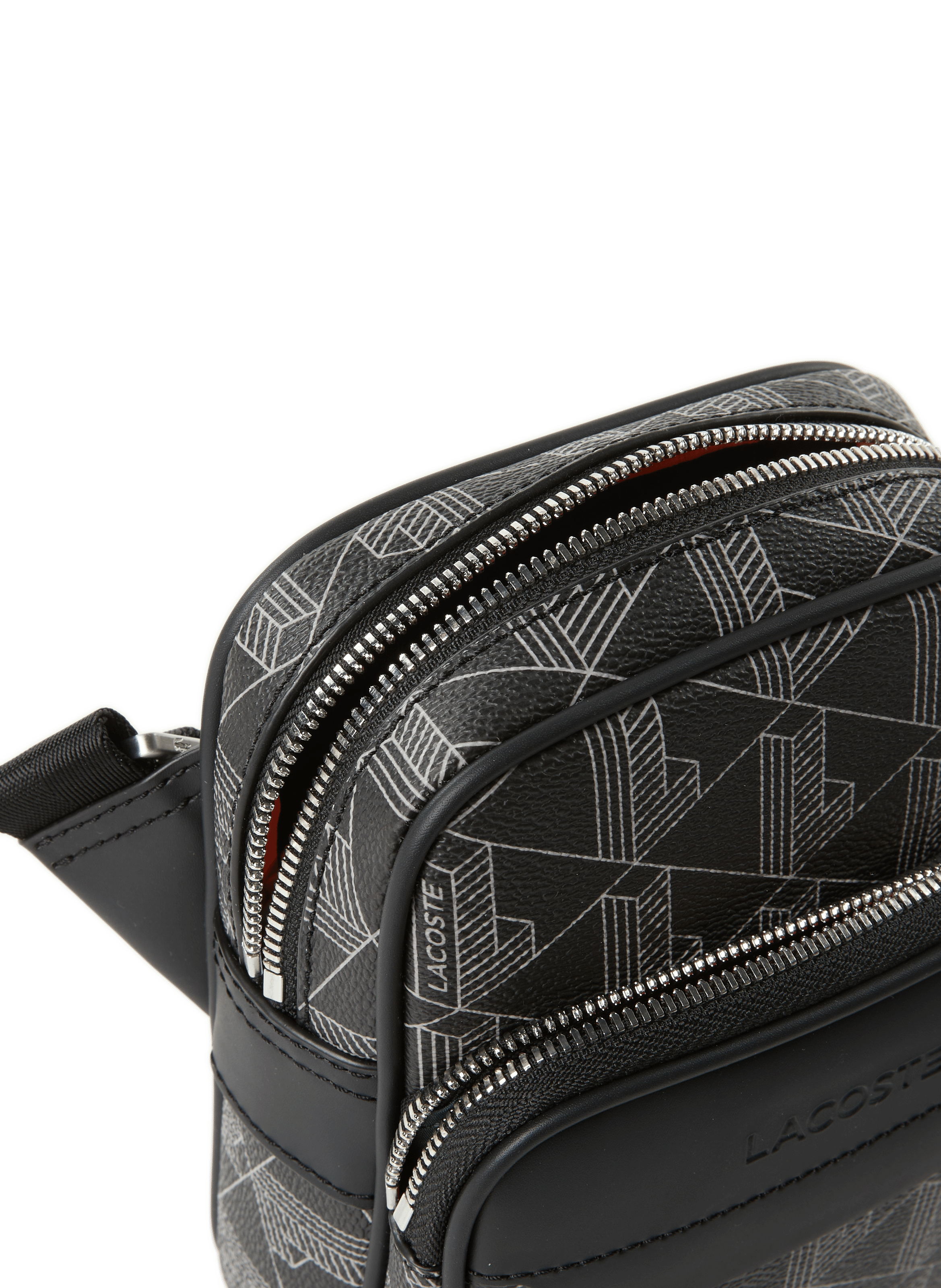 Sac à bandoulière monogrammé LACOSTE Gris