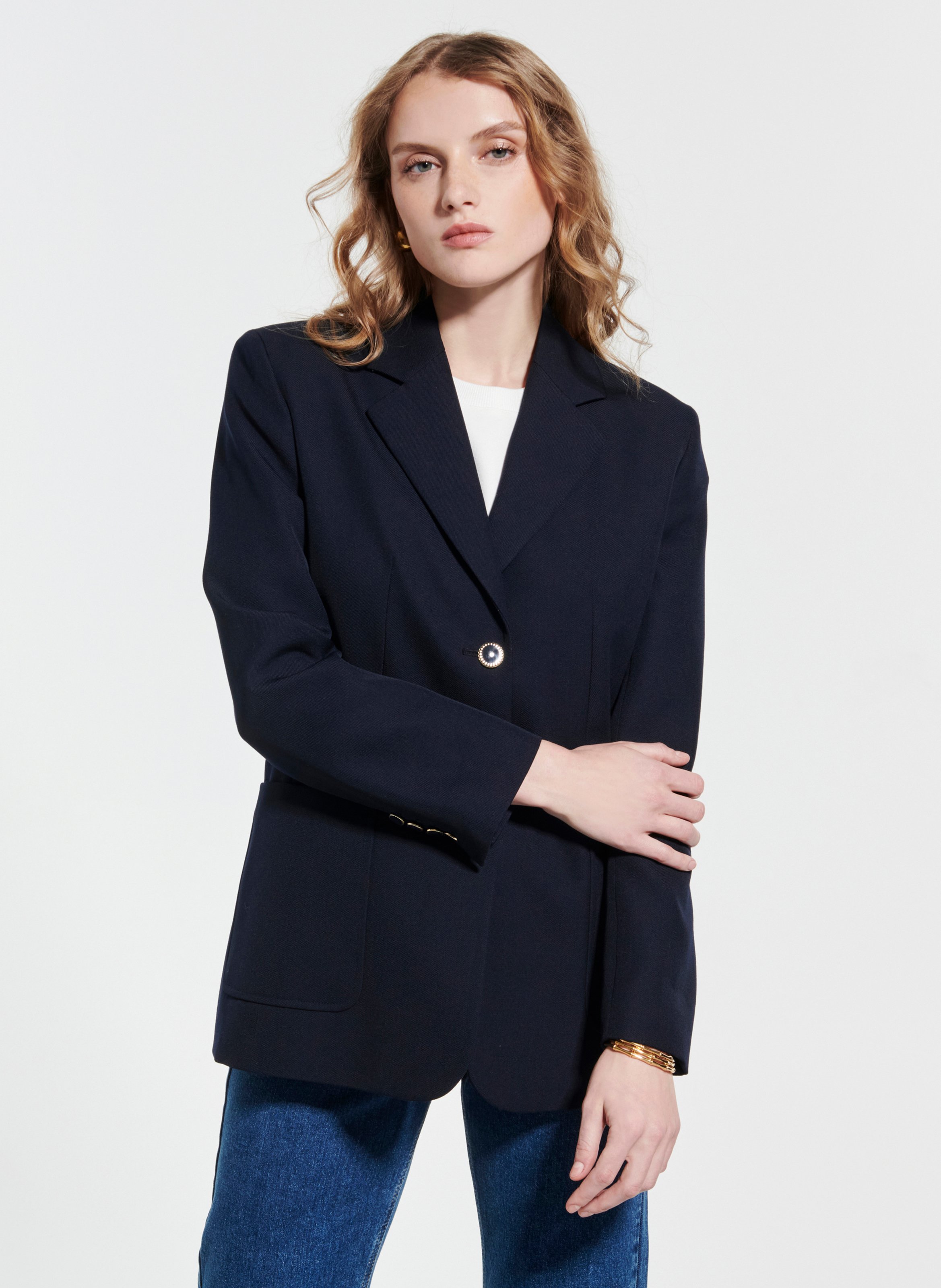 Veste  vassili ZAPA Bleu