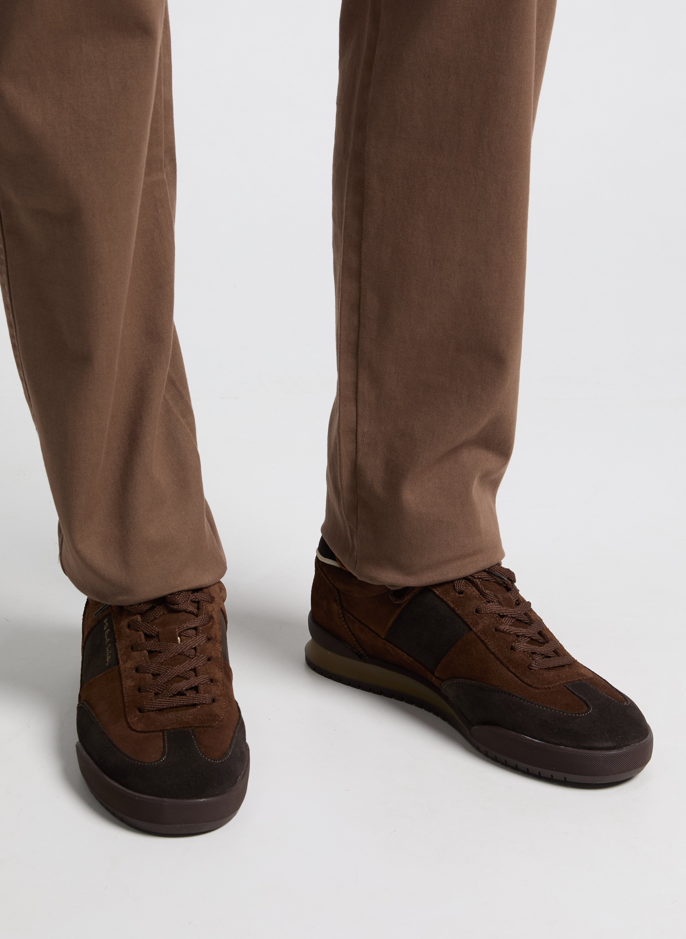 Suede leather sneakers Dover PAUL SMITH Brown