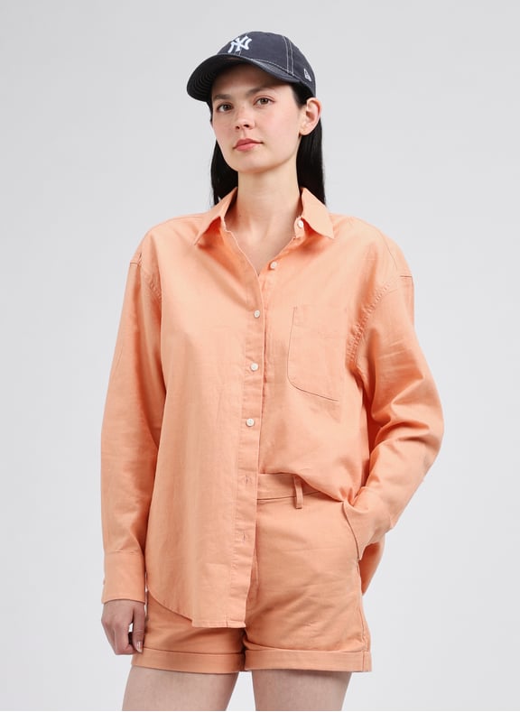 Cotton shirt Orange by DOCKERS DOCKERS Cotton shirt Orange