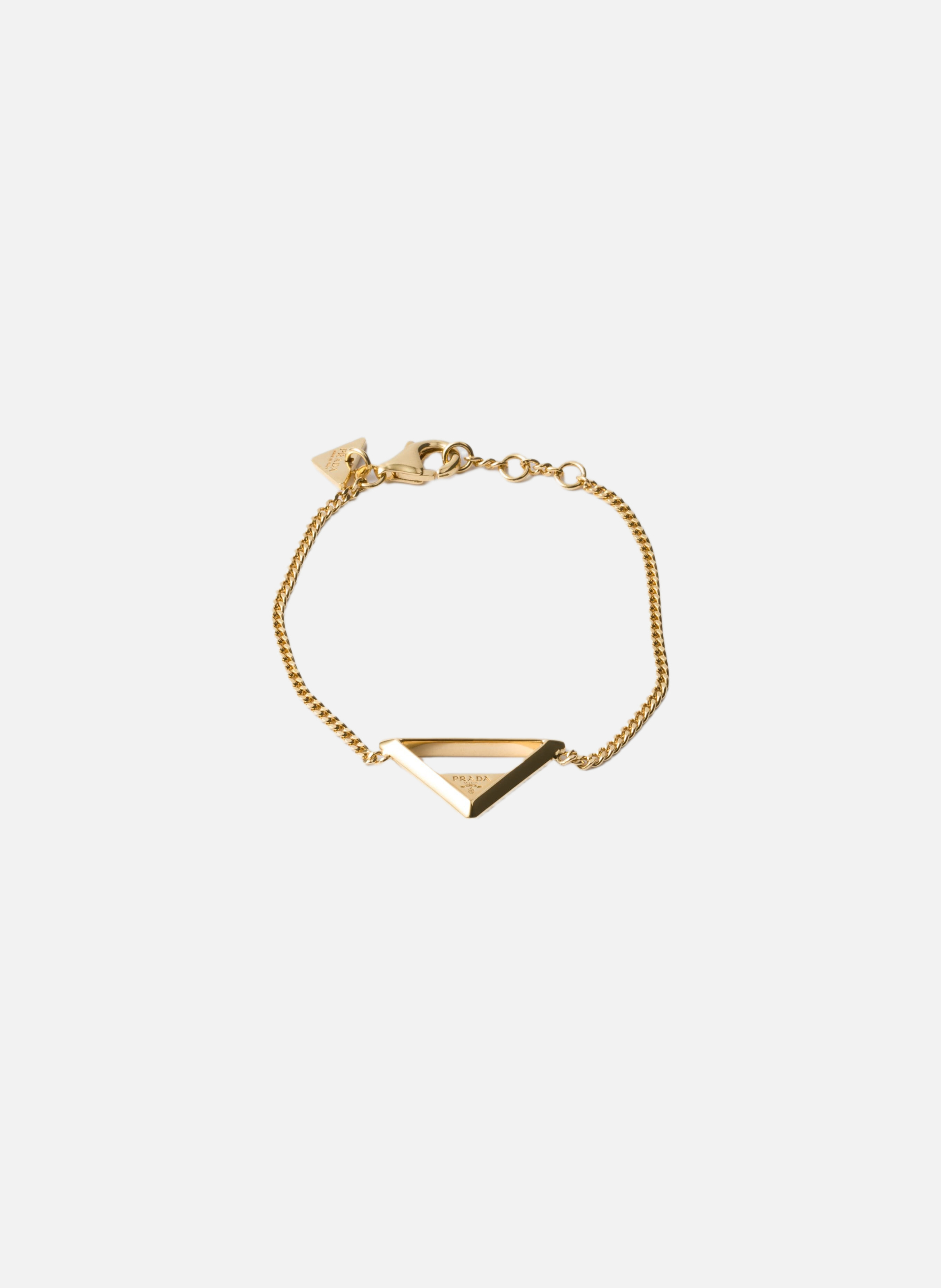 PRADA Bracelet en métal Argent
