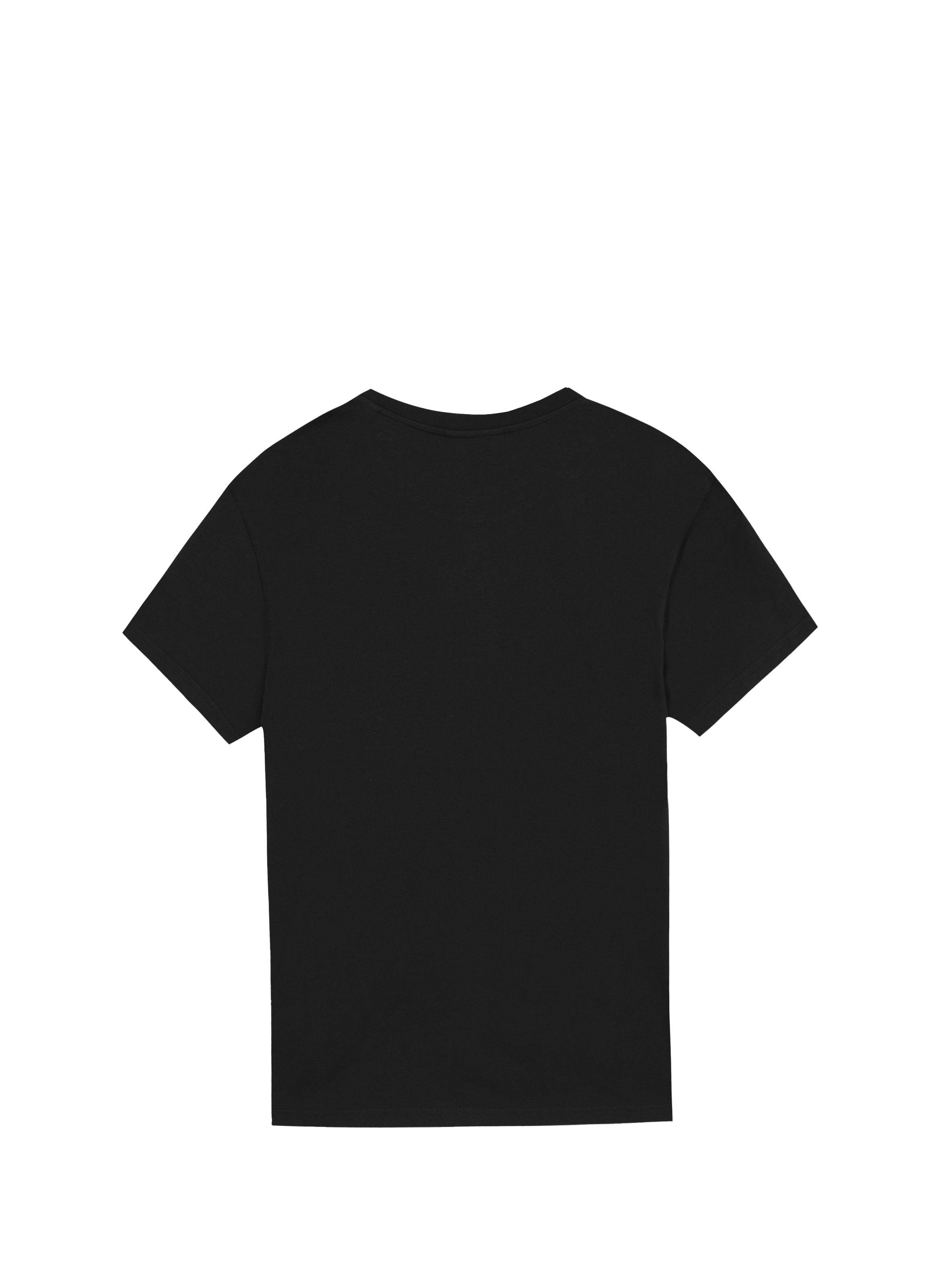 T-shirt droit brodé en coton MAISON LABICHE Noir
