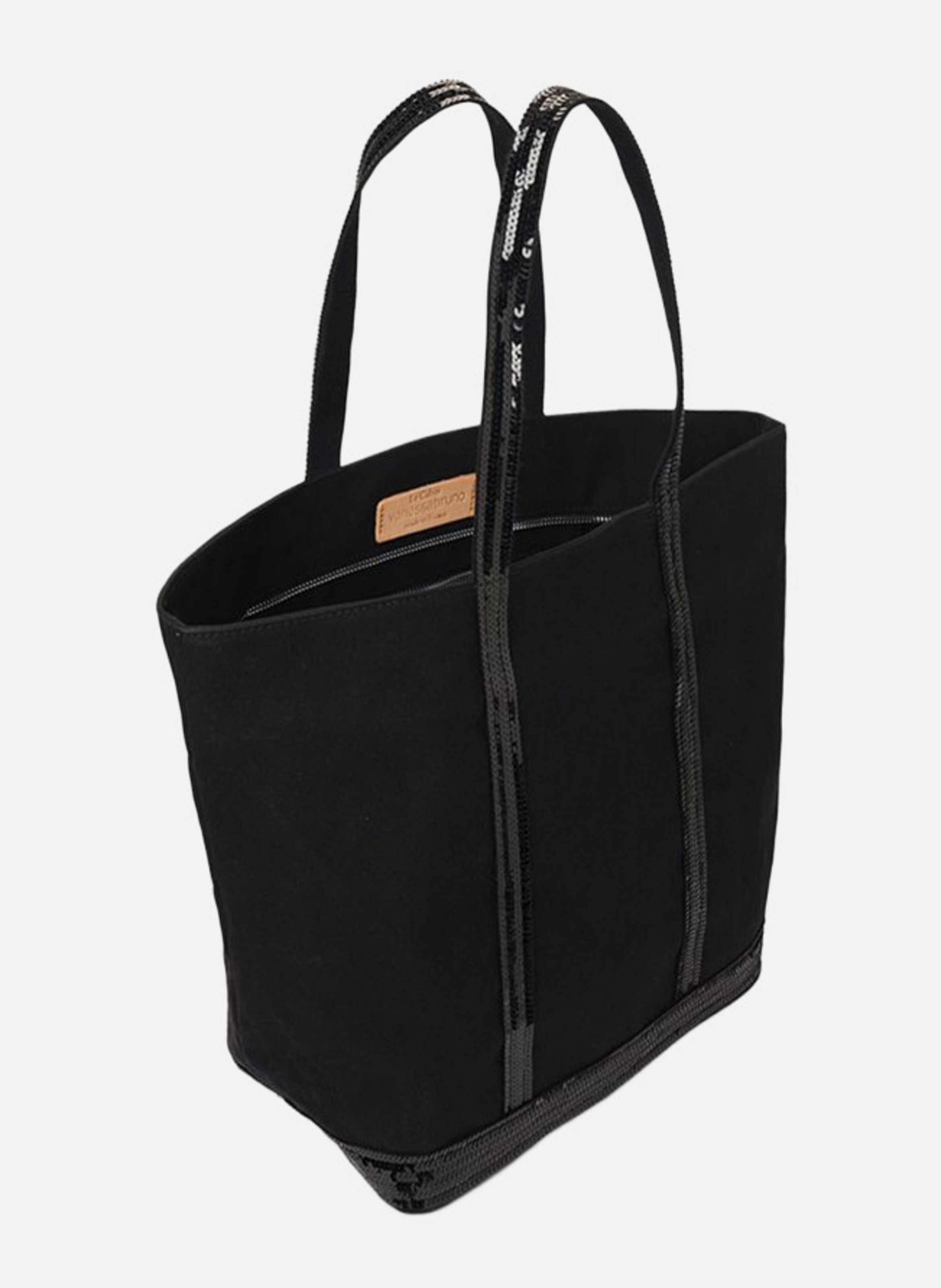 Cabas l zippé en toile VANESSA BRUNO Noir