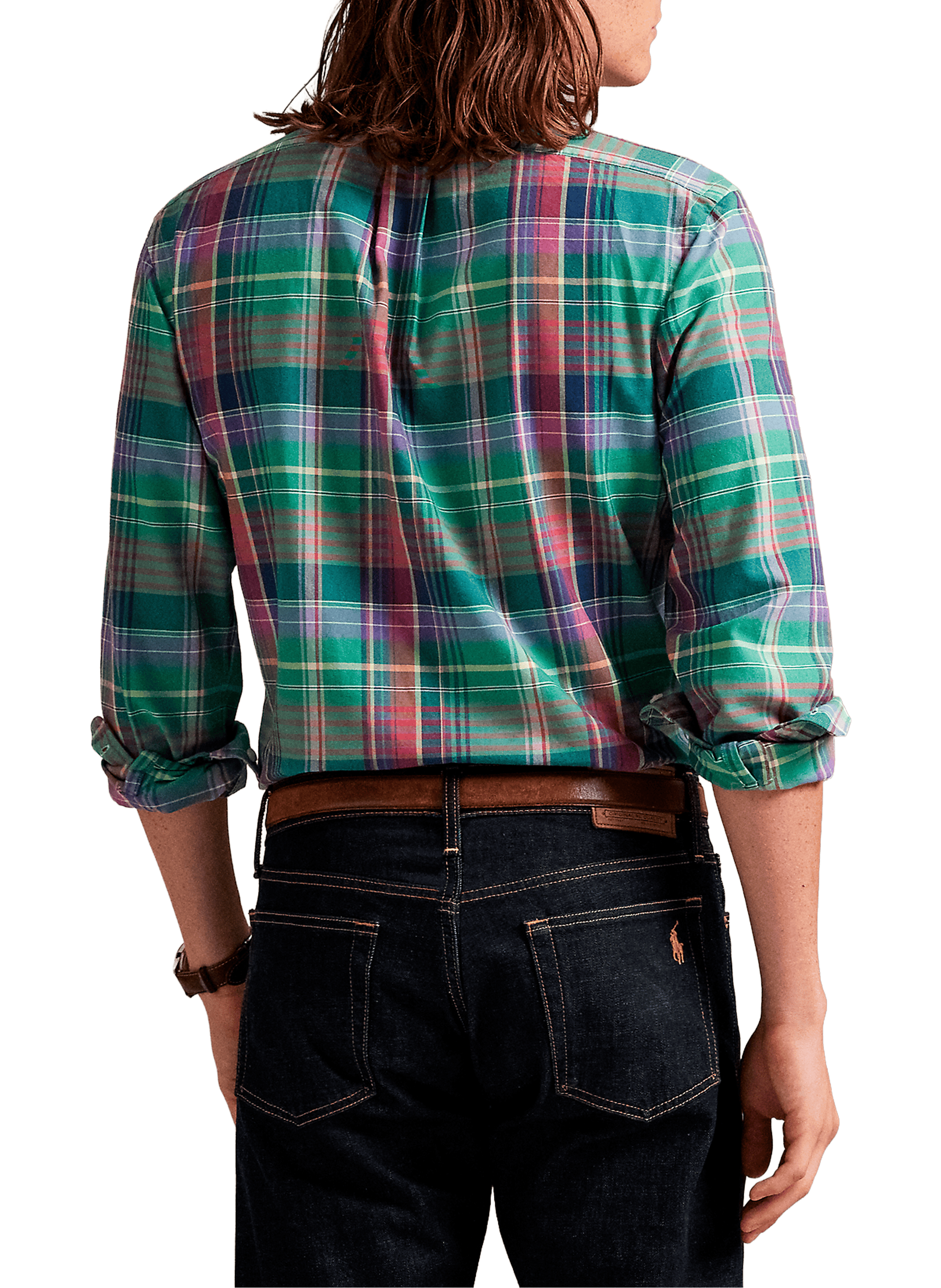 Chemise à carreaux en coton POLO RALPH LAUREN Multicolore