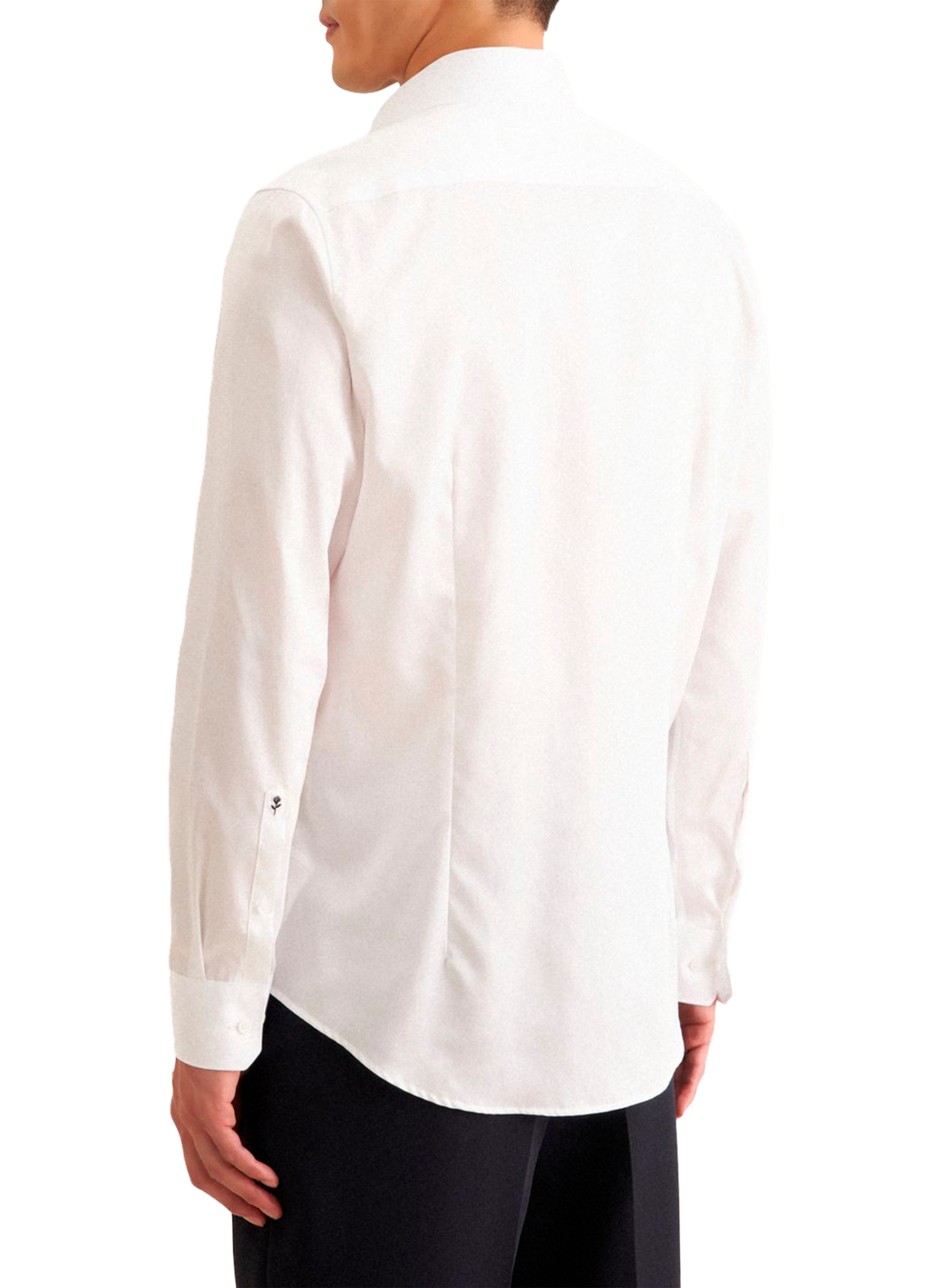 Cotton poplin shirt SEIDENSTICKER White