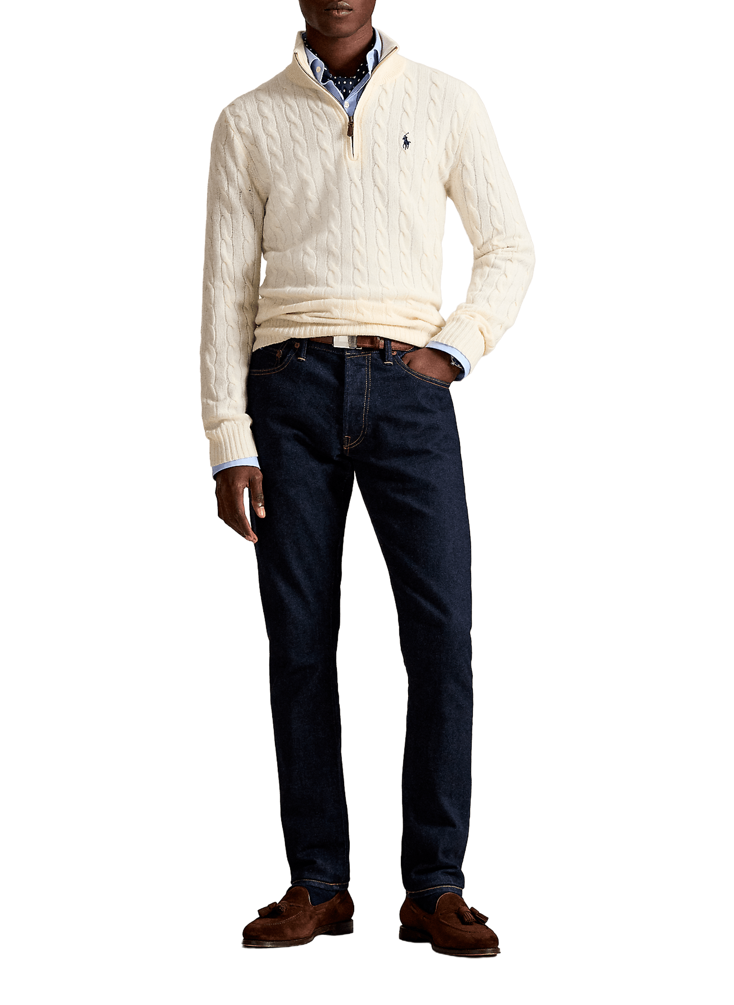 Pull en laine et cachemire POLO RALPH LAUREN Multicolore