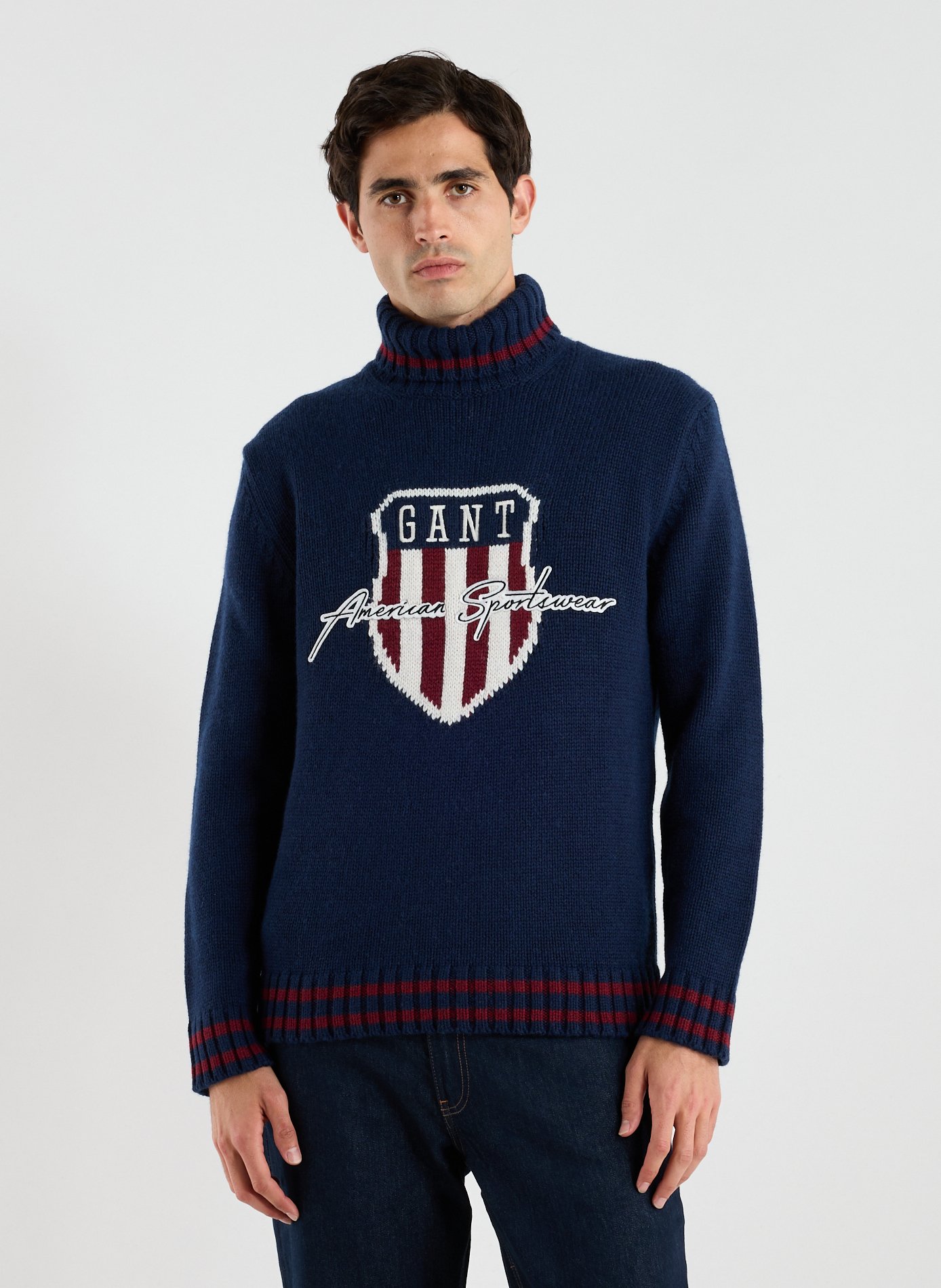 GANT Turtleneck jumper Blue